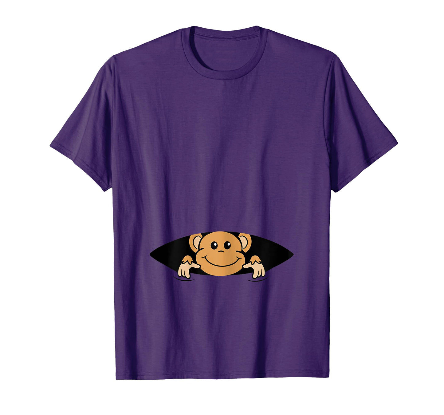 Pregnancy Announce Design with Monkey Ape Mom Pregnant T-Shirt