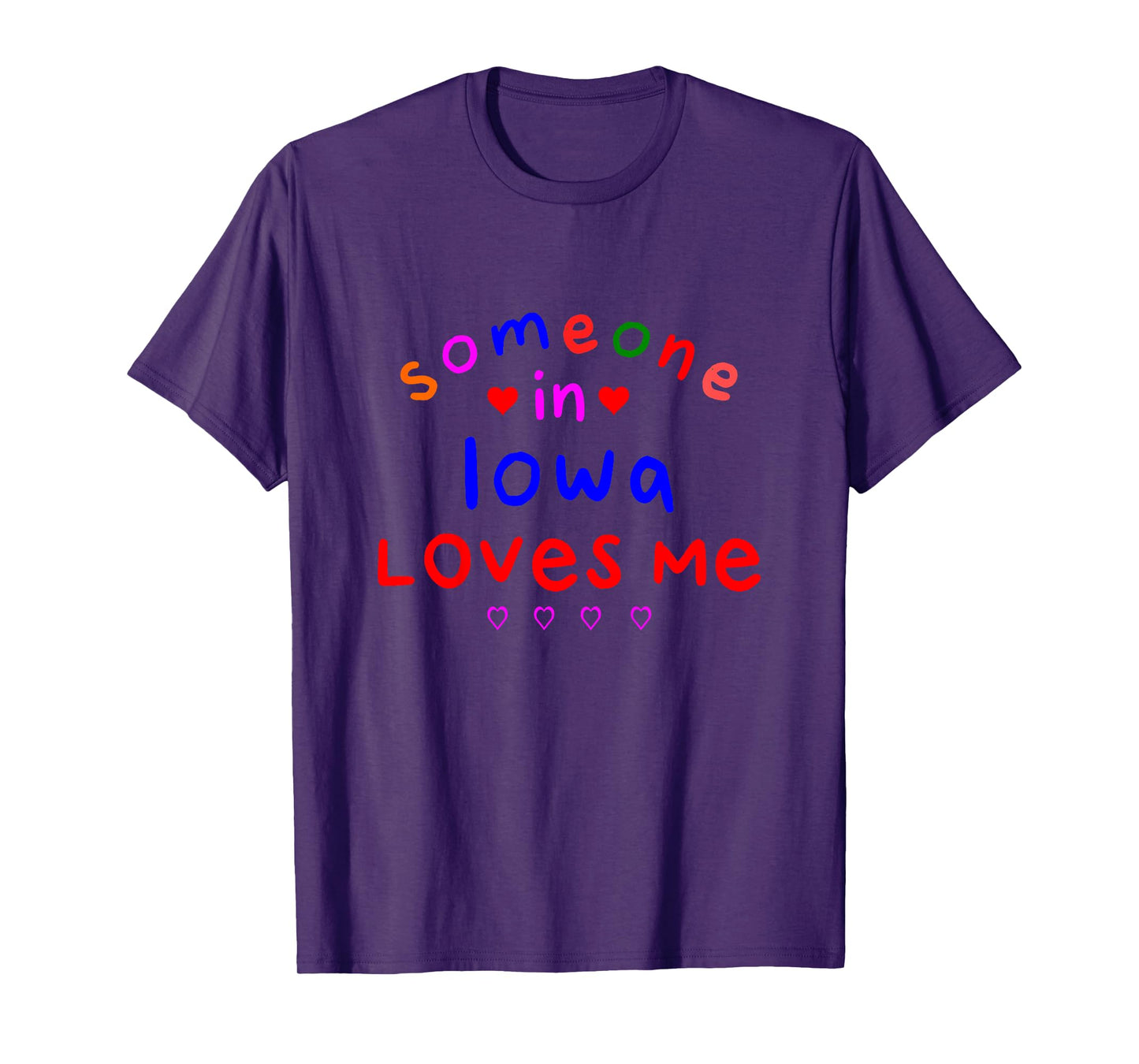 Someone in Iowa Loves Me Kids Boys Girls T-Shirt