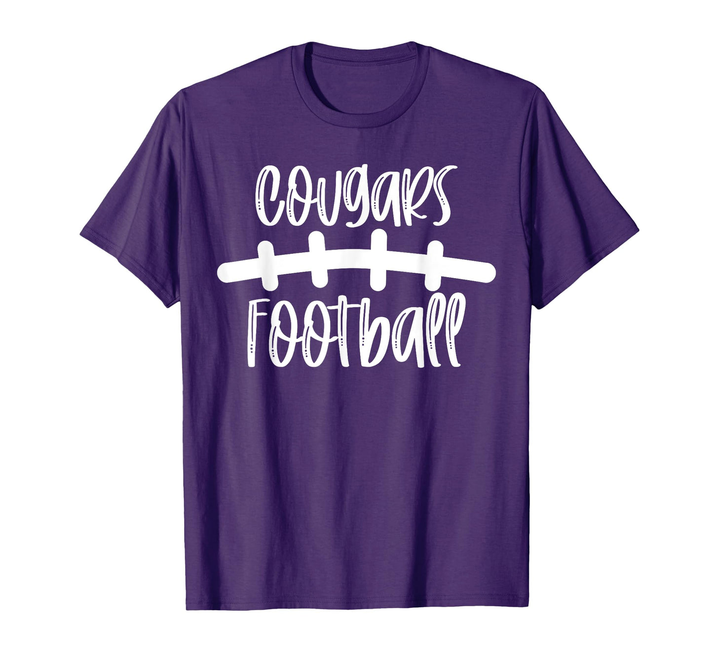 Cougars Football School Spirit Team Mascot Game Night T-Shirt