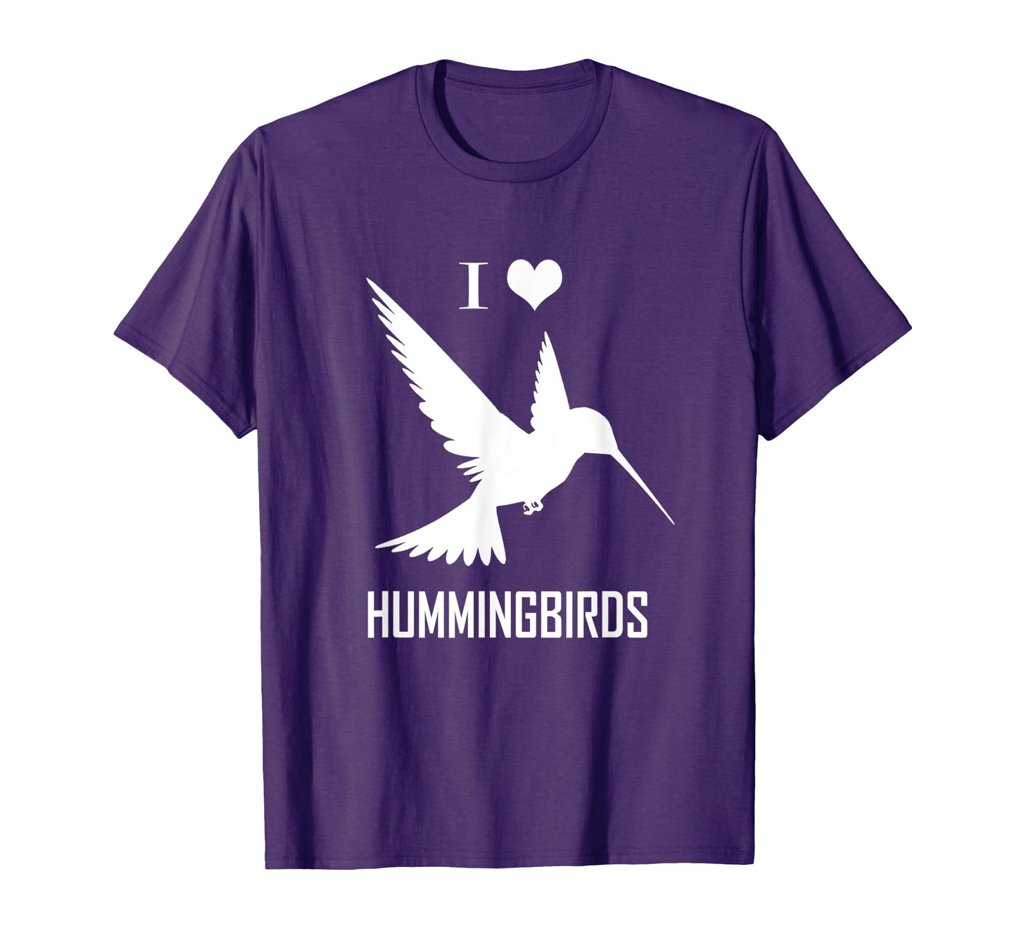 I Love Hummingbirds T-Shirt Bird Lover Humming Birds T-Shirt