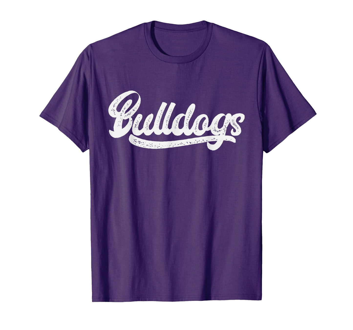 Bulldogs School Sports Fan Team Spirit Vintage Retro T-Shirt