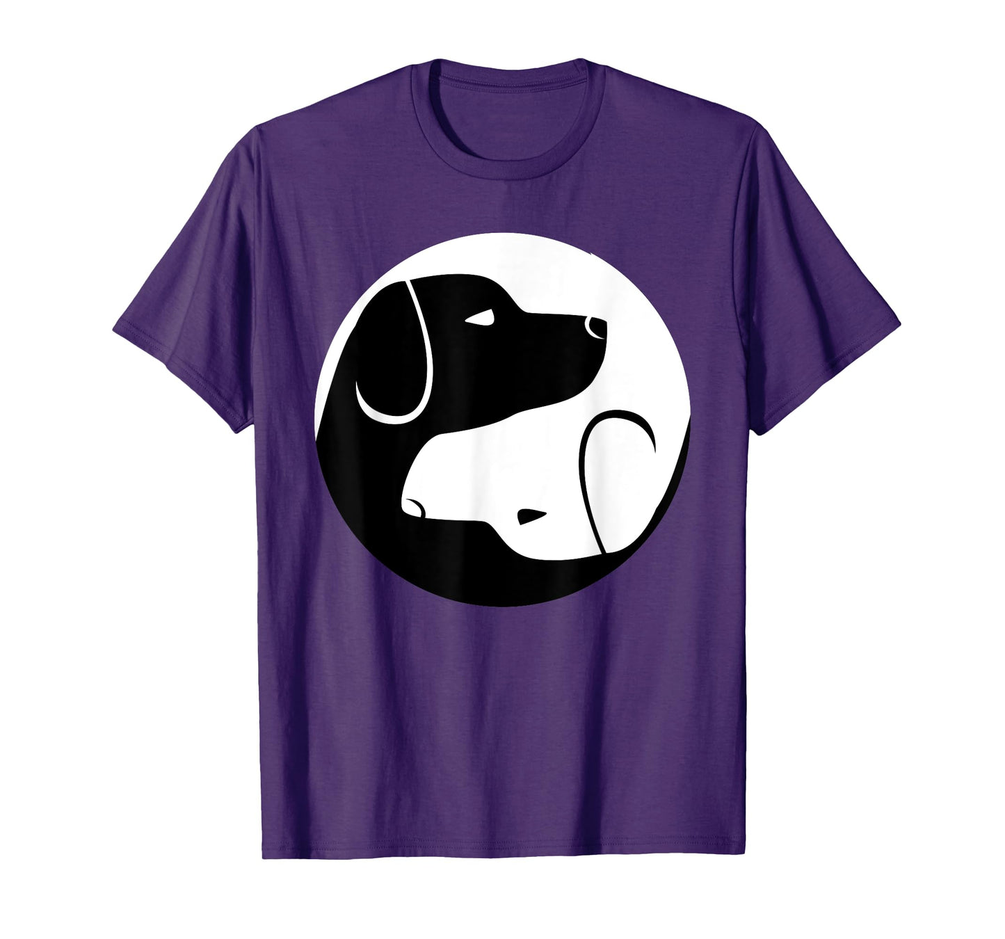 Cute Sweet Black and White Labrador Yin Yang Shirt Gift T-Shirt