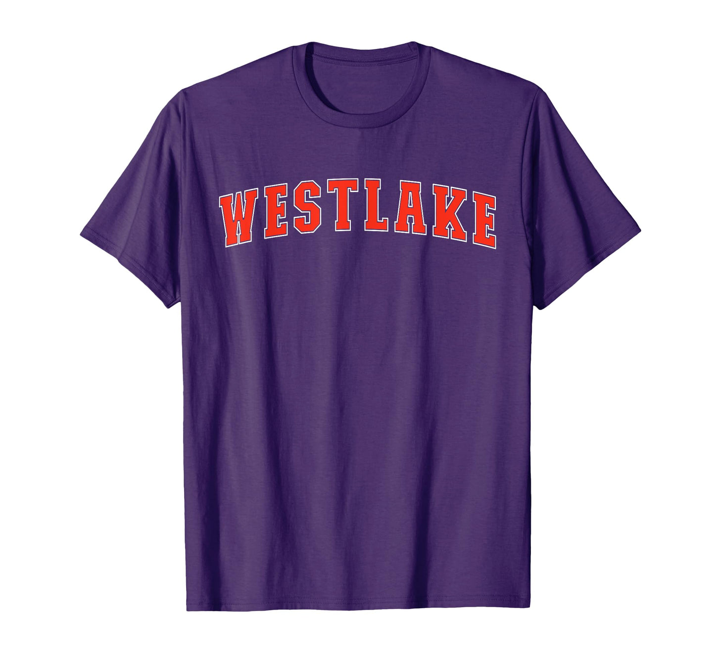Westlake Texas TX College Style Red Text Westlake T-Shirt