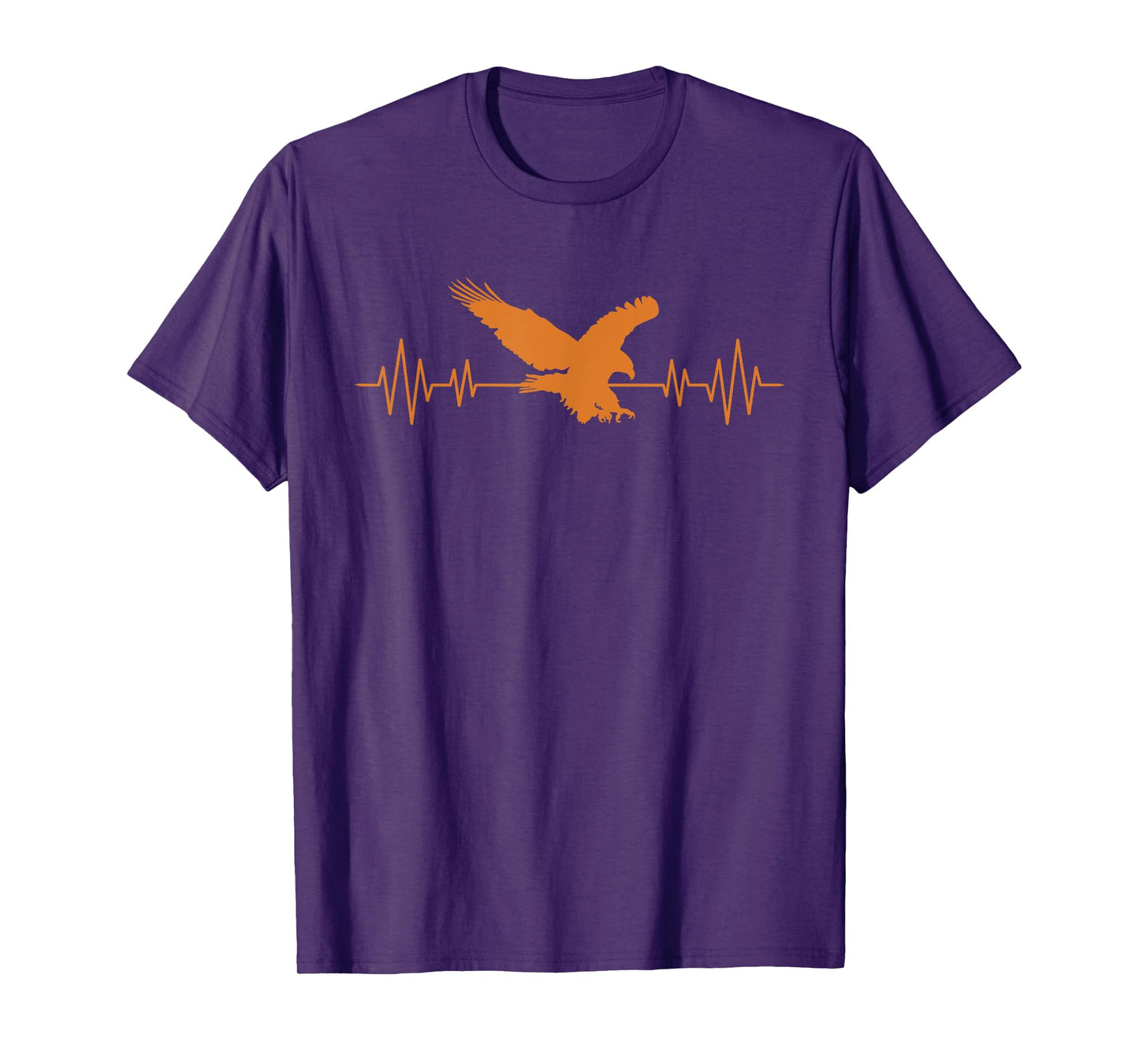Great USA Eagle Heartbeat Funny American Bird Gift Men Women T-Shirt