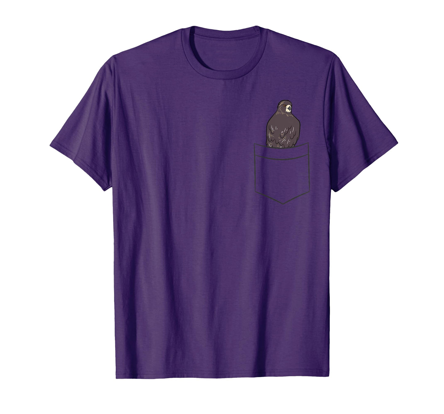 Red Tailed Hawk In a Pocket Birder Red Tailed Hawk T-Shirt