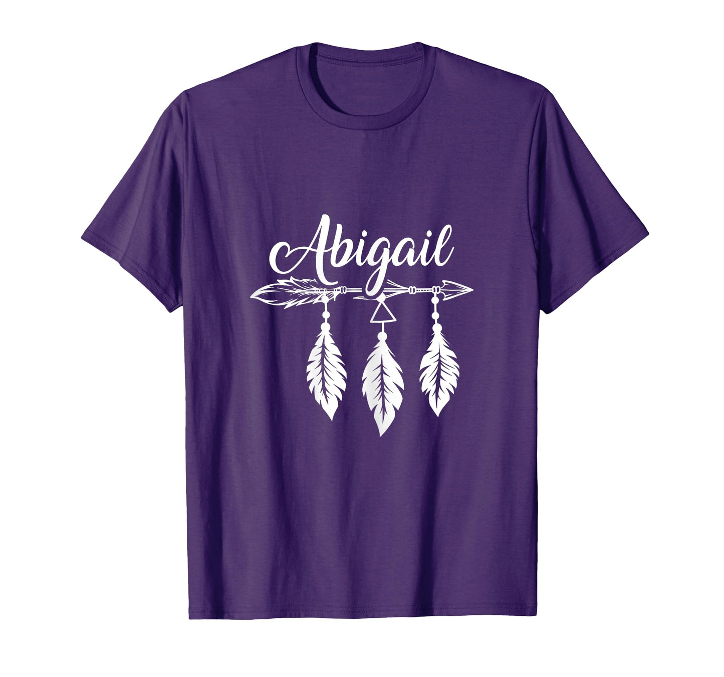 Feather Name Abigail Dreamcatcher Feathers Truth Spiritual T-Shirt