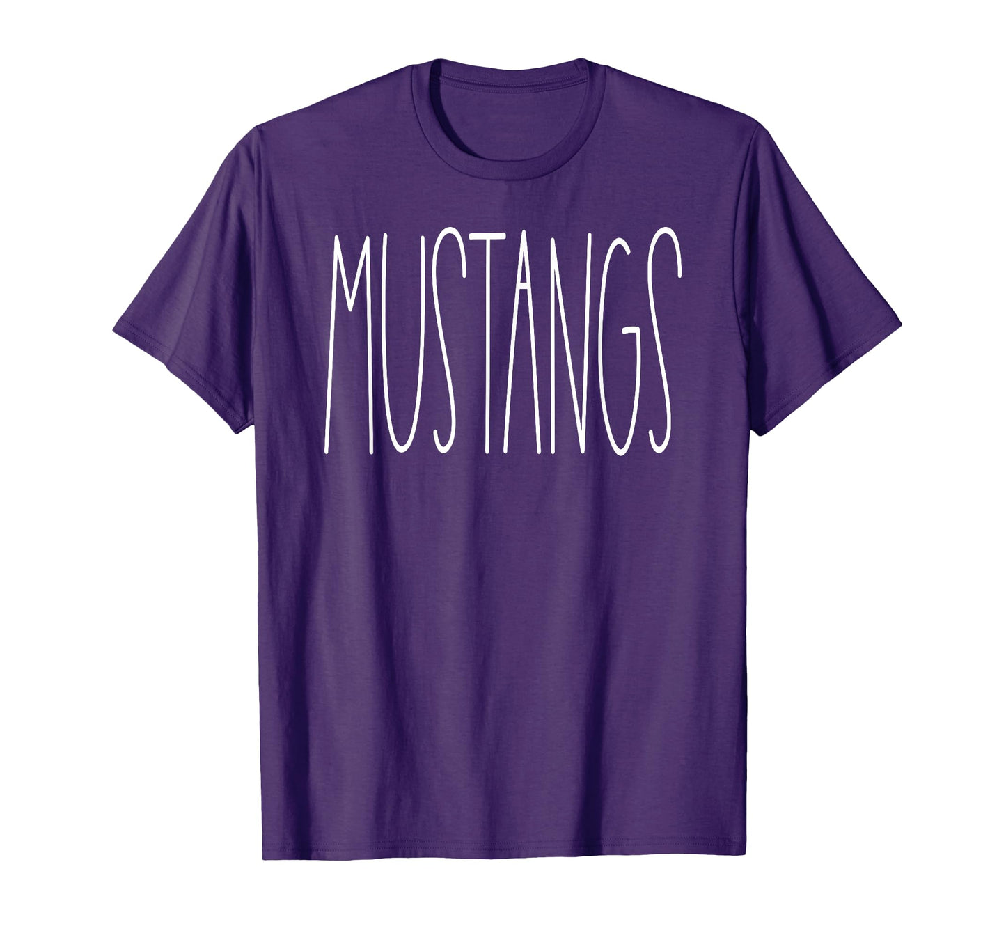 Mustangs School Spirit Team Mascot Teacher Gift T-Shirt for Men Women