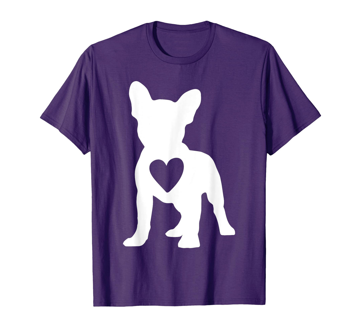 Love Frenchie Dogs Heart French Bulldog Dog Owner Gift Ideas T-Shirt