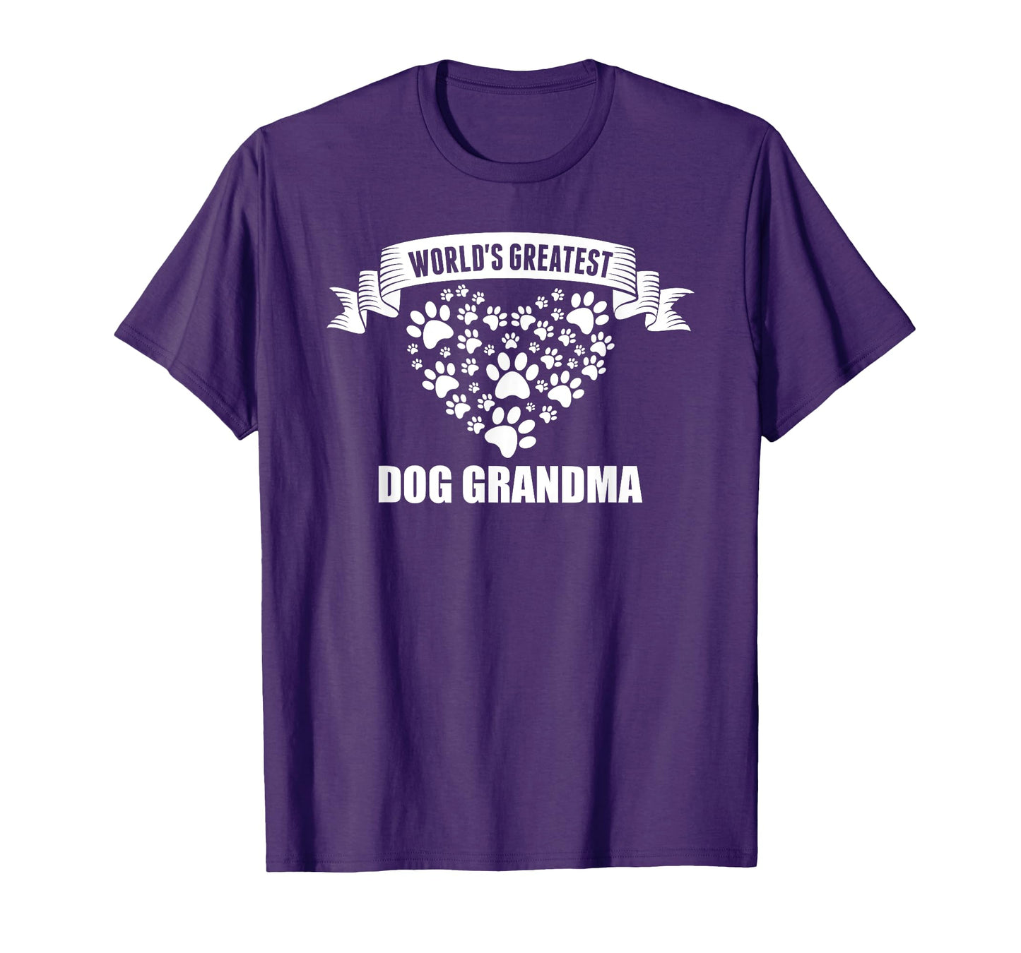 World's Greatest Dog Grandma Fur Babies Paws T Shirt T-Shirt for Men Women Girls Kids
