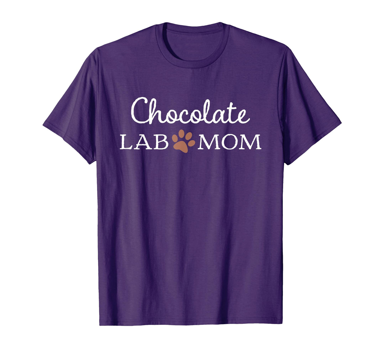 Funny Chocolate Lab Mom Women Labrador Retriever Mama T-Shirt