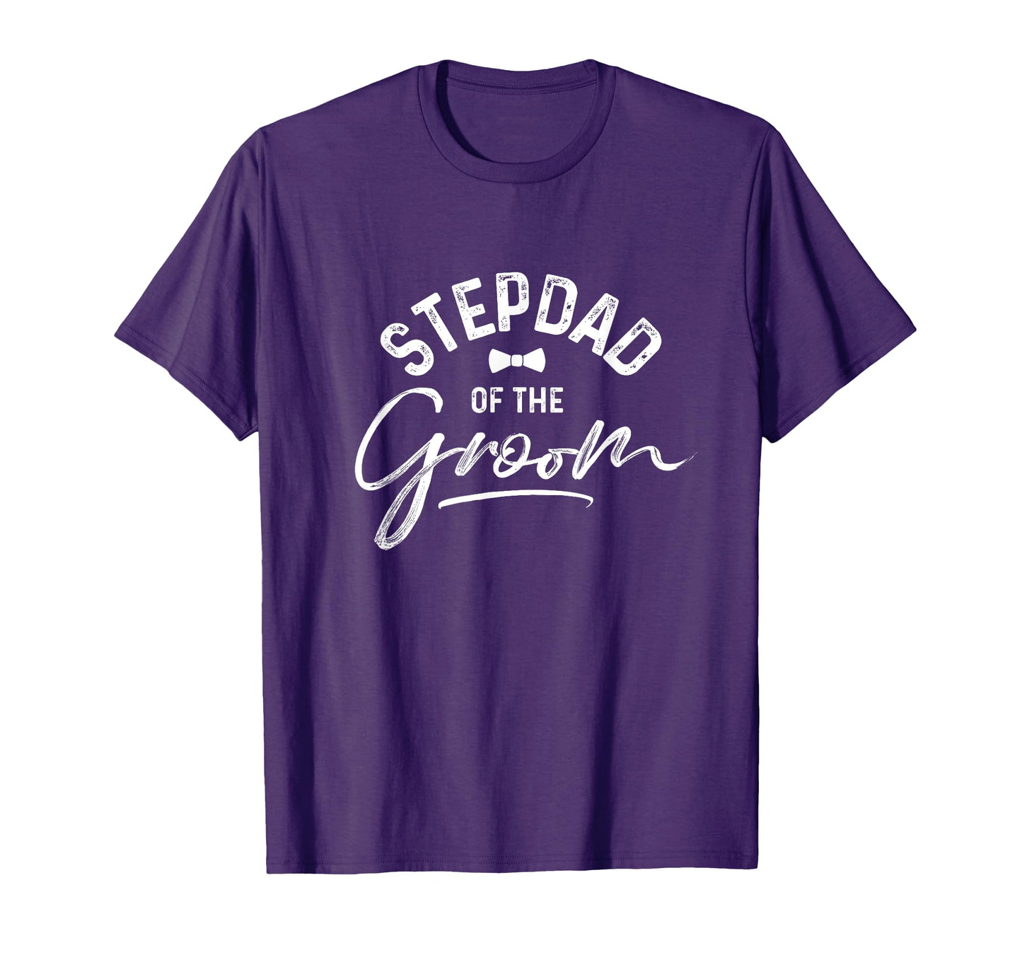 Stepdad Of The Groom Calligraphy T-shirt for Wedding Party T-Shirt