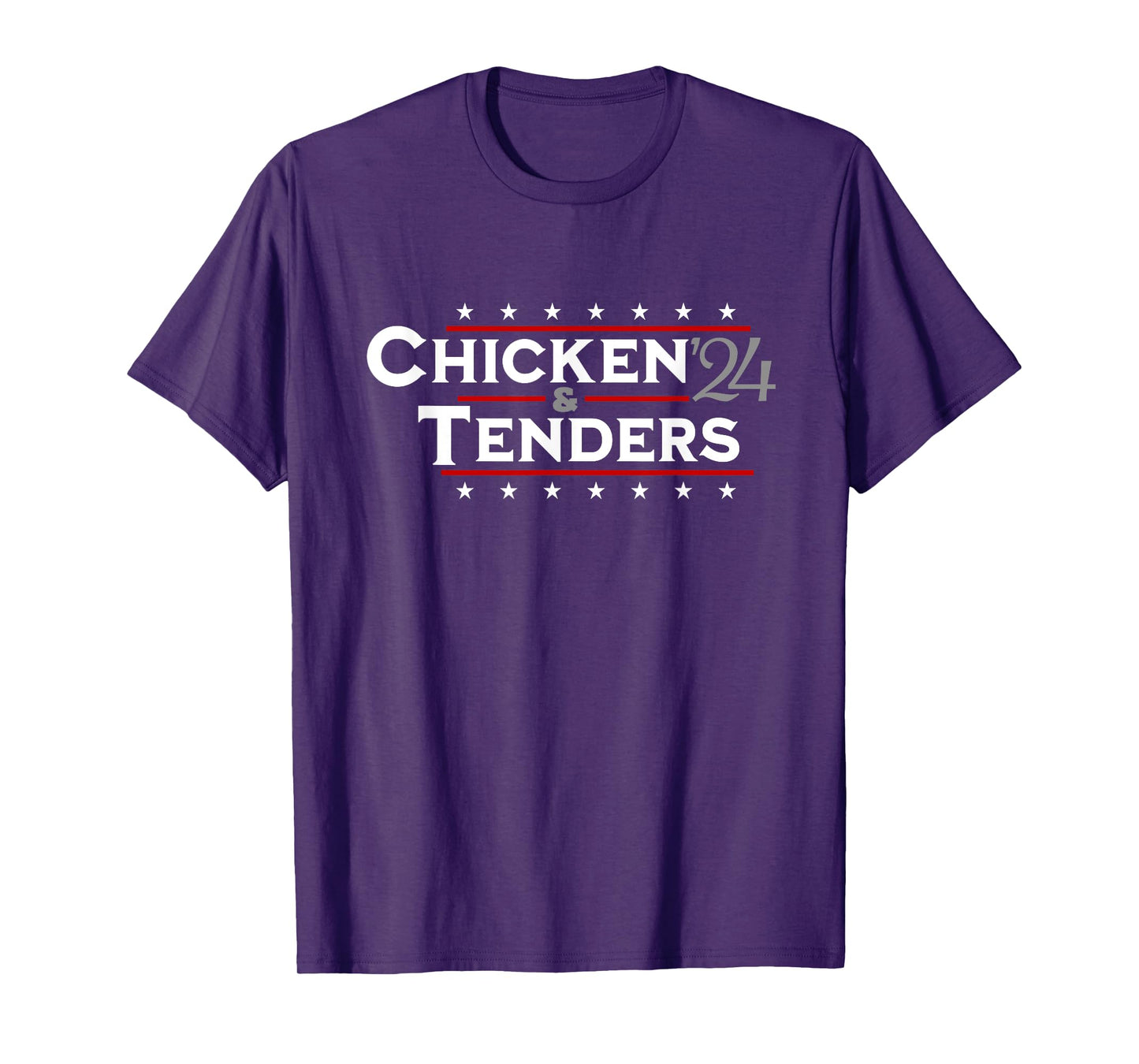 Chicken Tenders Men Women Vote Funny Political 2024 Election T-Shirt
