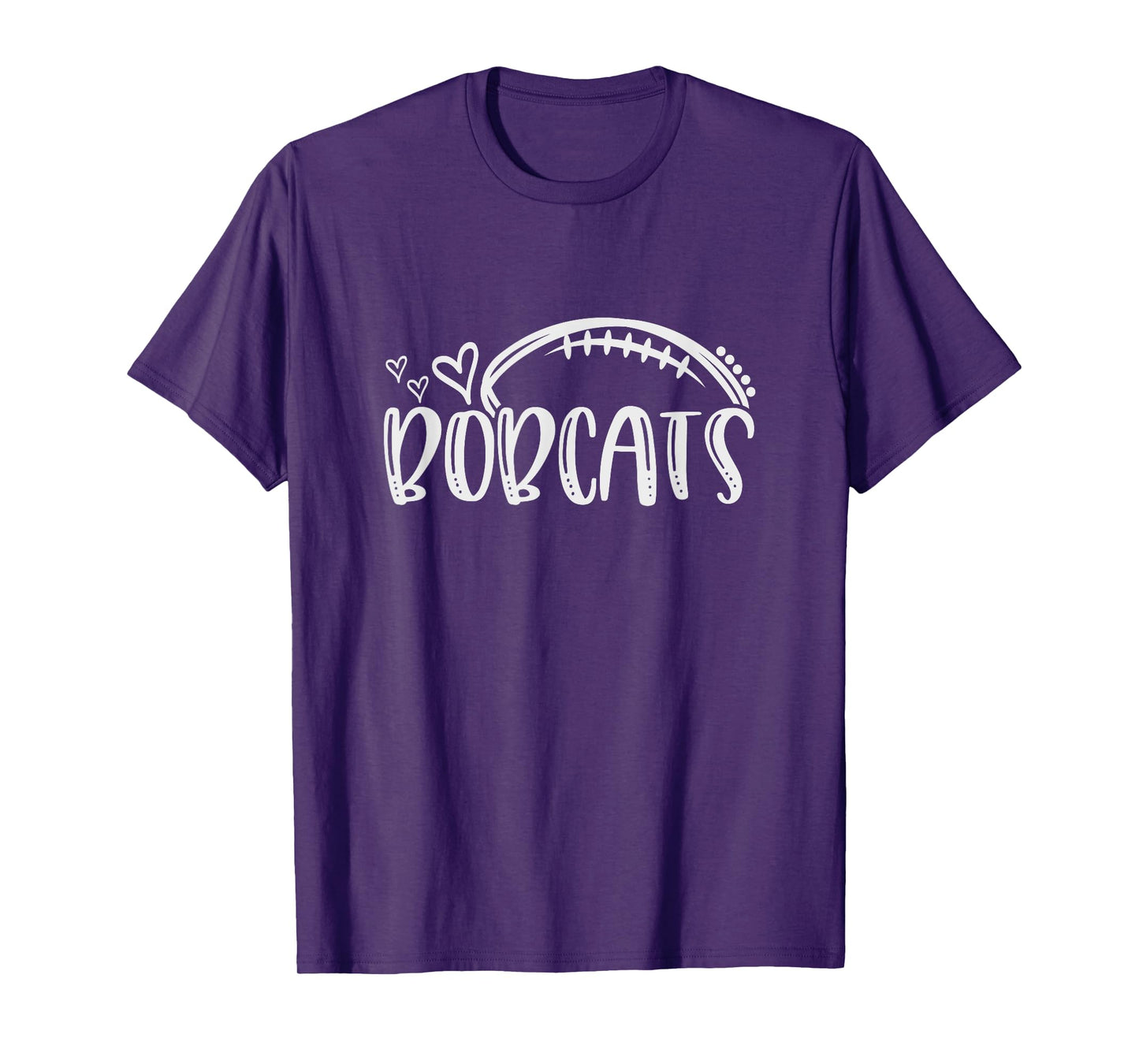 Football Bobcat School Sports Fan Team Spirit T-Shirt