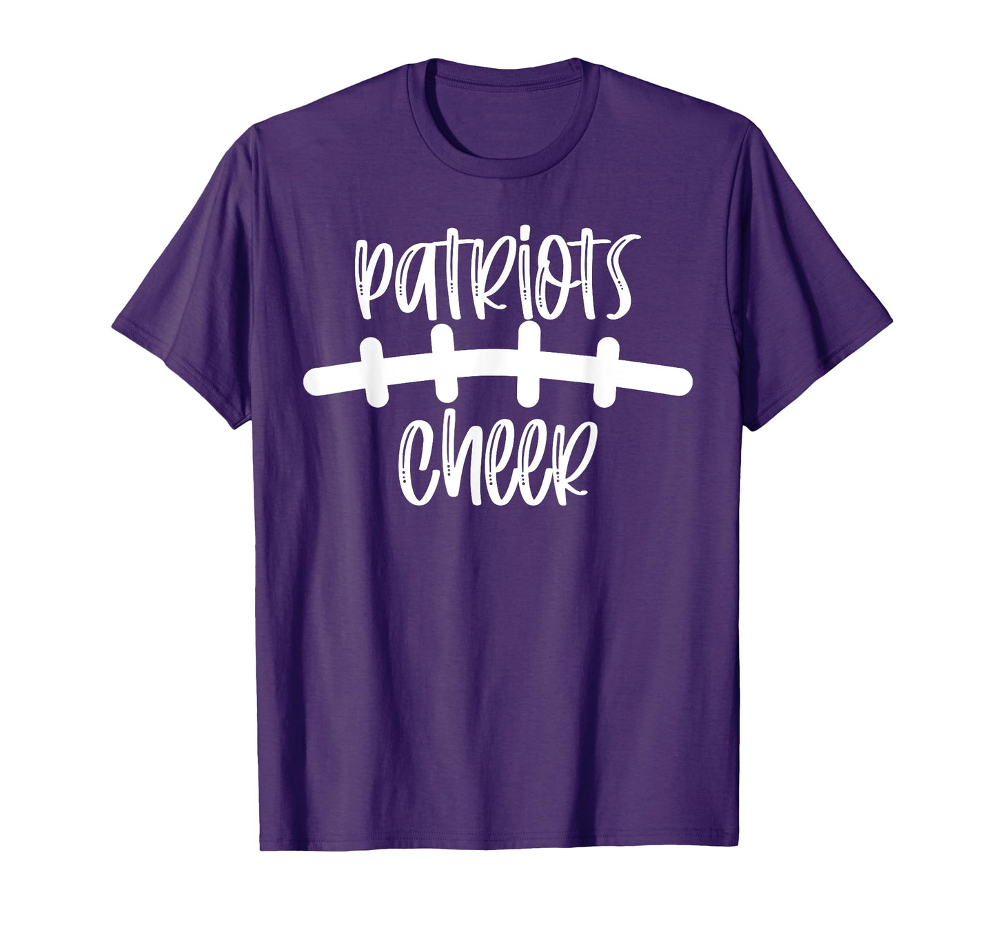 Patriots Cheer School Spirit Football Team Mascot Game Night T-Shirt