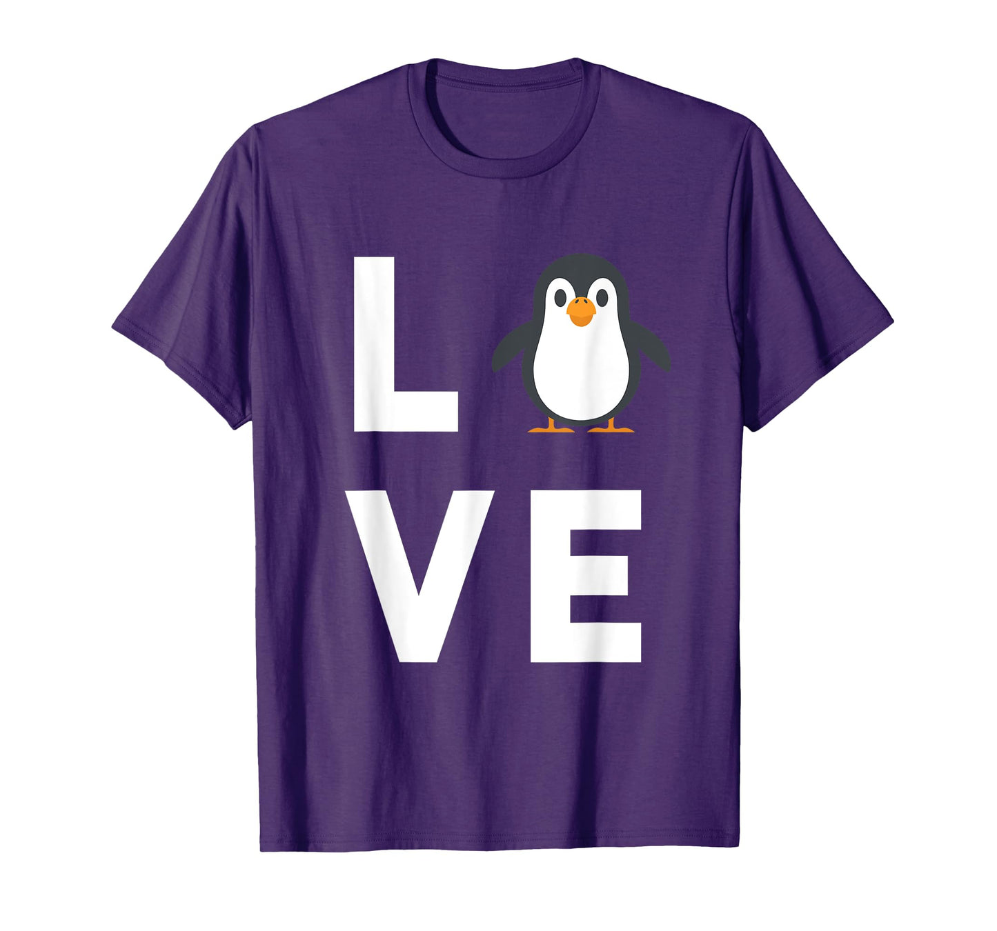 Cute I Love Penguins Bird Humour Funny Baby Penguin T-Shirt