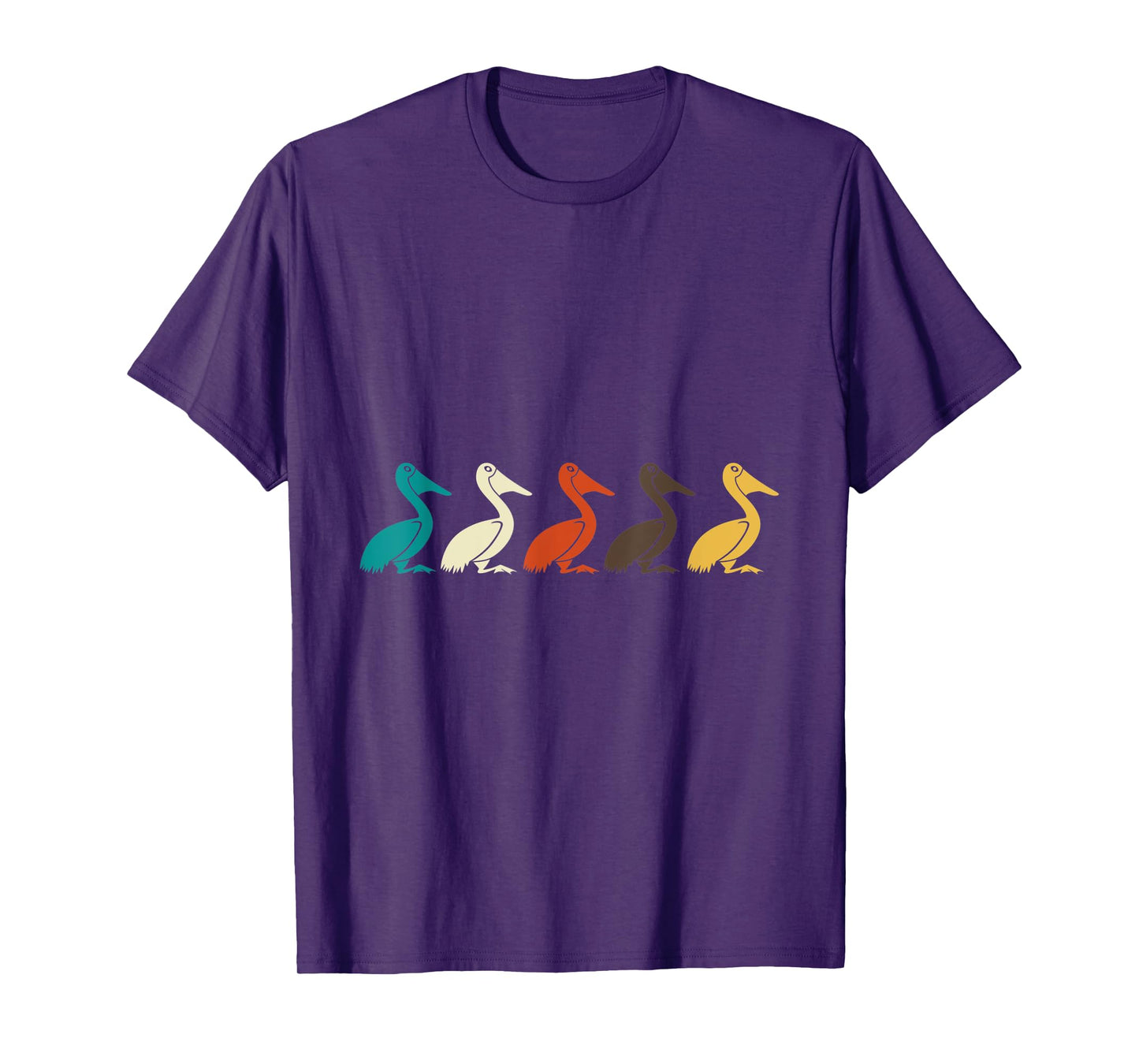 Retro Animals Pelican T-Shirt