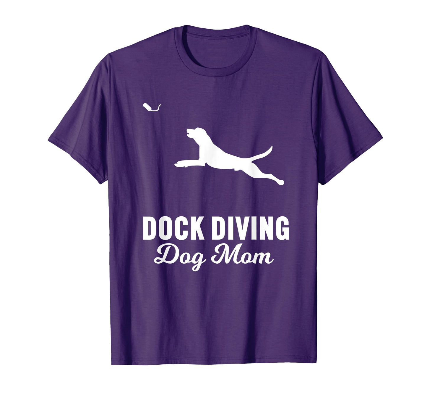 Dock Diving Dog Design for Dog Mom | Dog Jumping Swimming T-Shirt