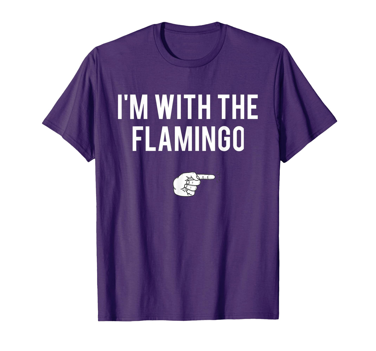 I'm With Flamingo Halloween Costume Party Matching Flamingo T-Shirt