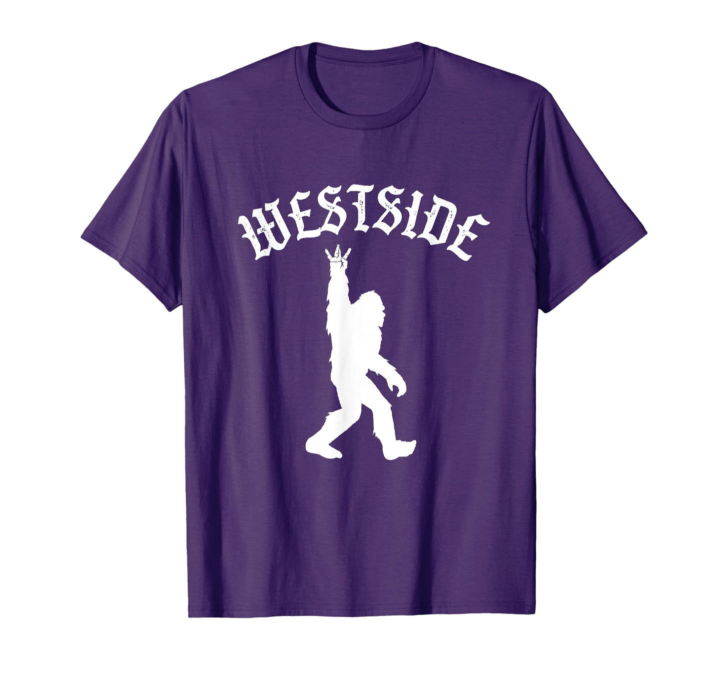 Funny Bigfoot Westside Hand Sign for California West Coast T-Shirt
