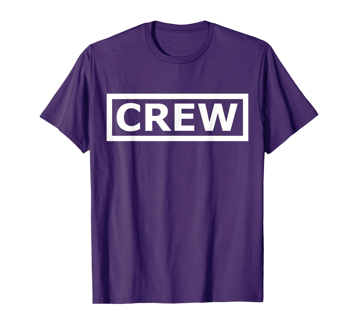 Crew Store Unisex-Adults T-Shirt, Black, Small, Short Sleeve, Crew Collar, Classic Fit