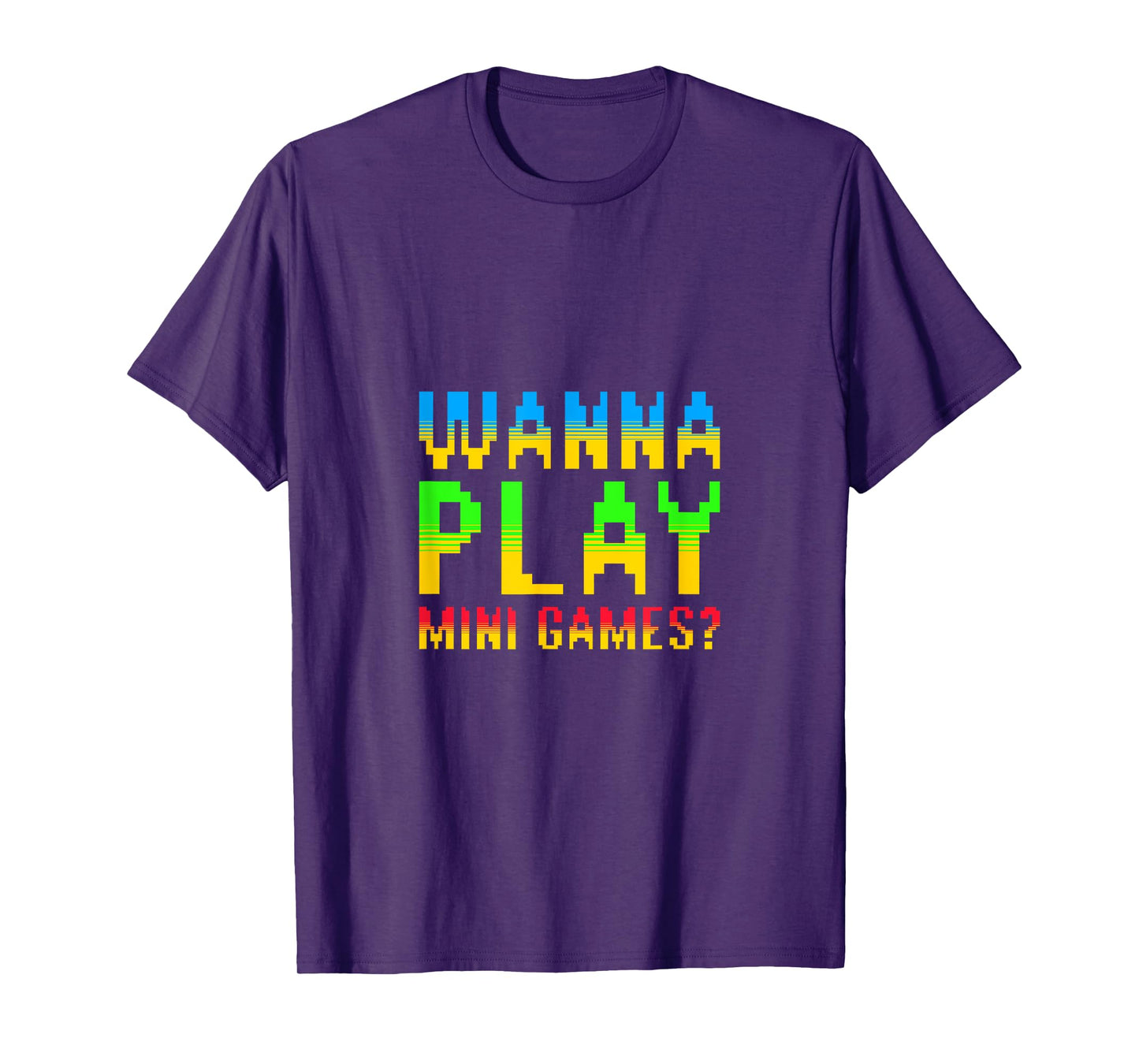 Wanna Play Mini Games? Retro Arcade Gamer Meme Monkey T-Shirt