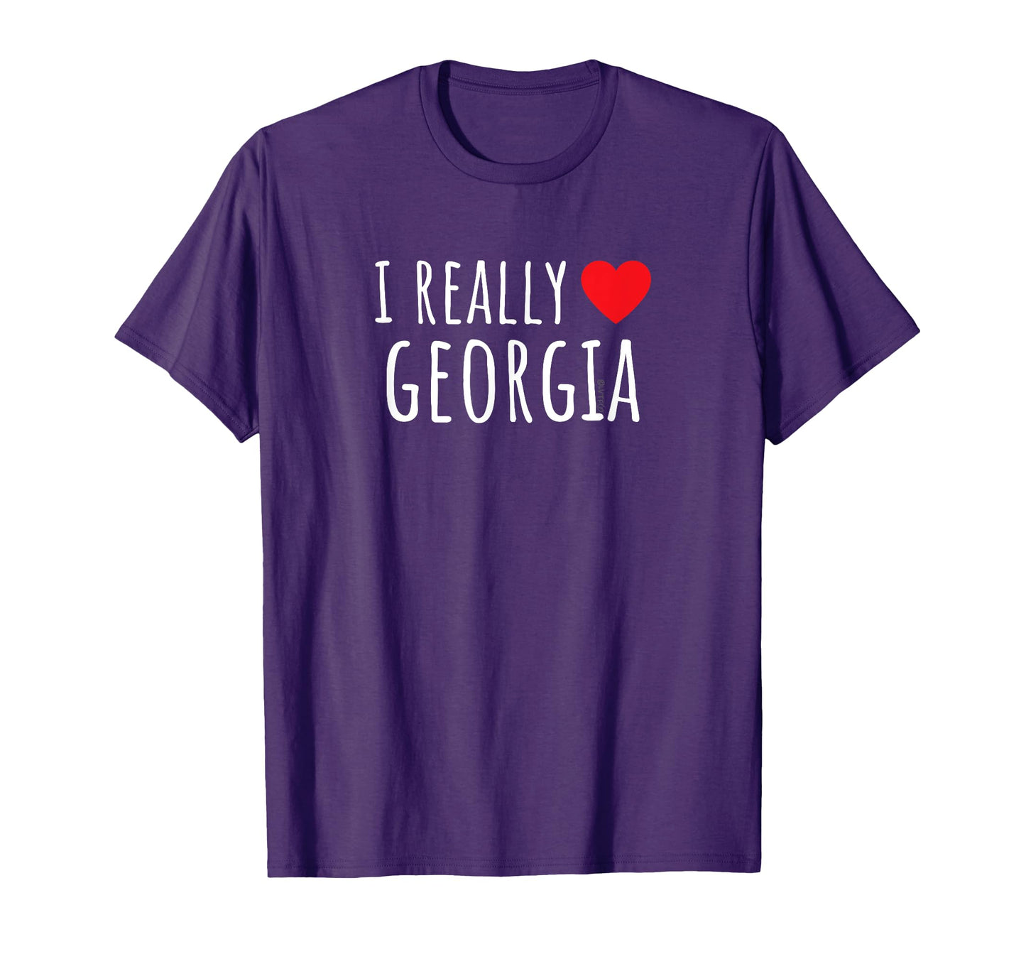 I REALLY LOVE (HEART) GEORGIA Funny US State T-Shirt