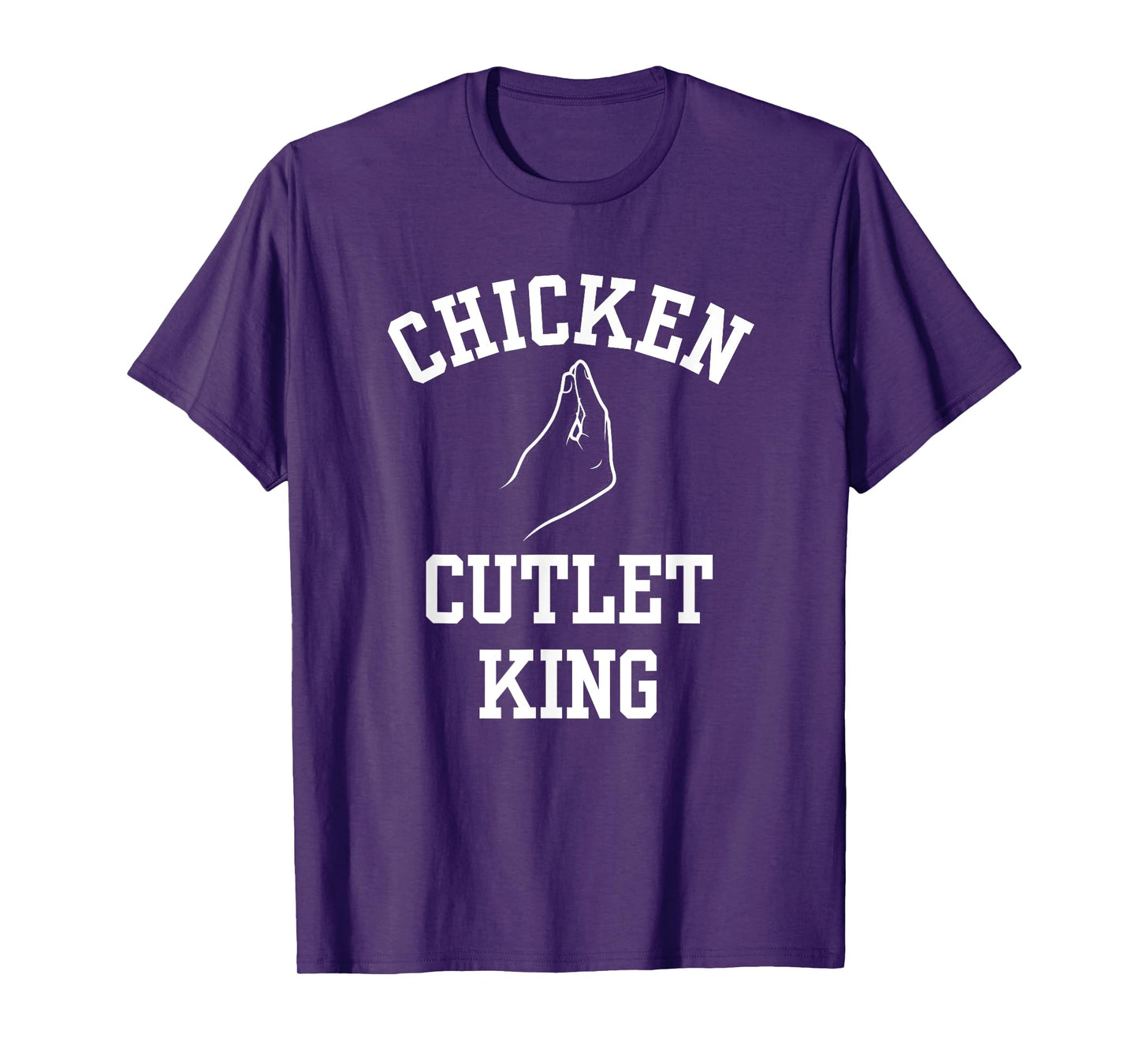Chicken Cutlet King Funny Italian Hand, Italian Foodie T-Shirt