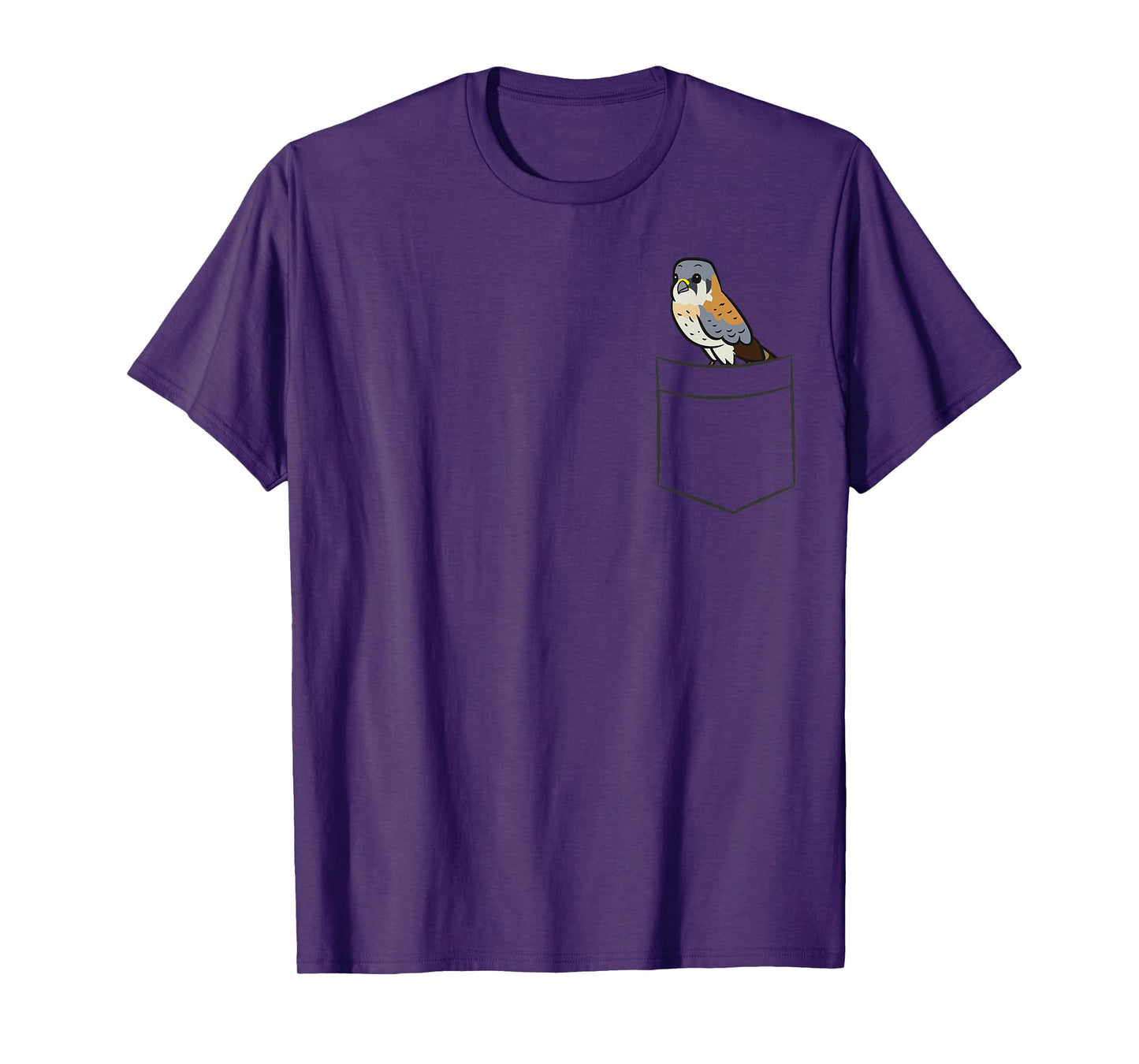 Kestrel In The Pocket Cute Pocket Kestrel Bird T-Shirt