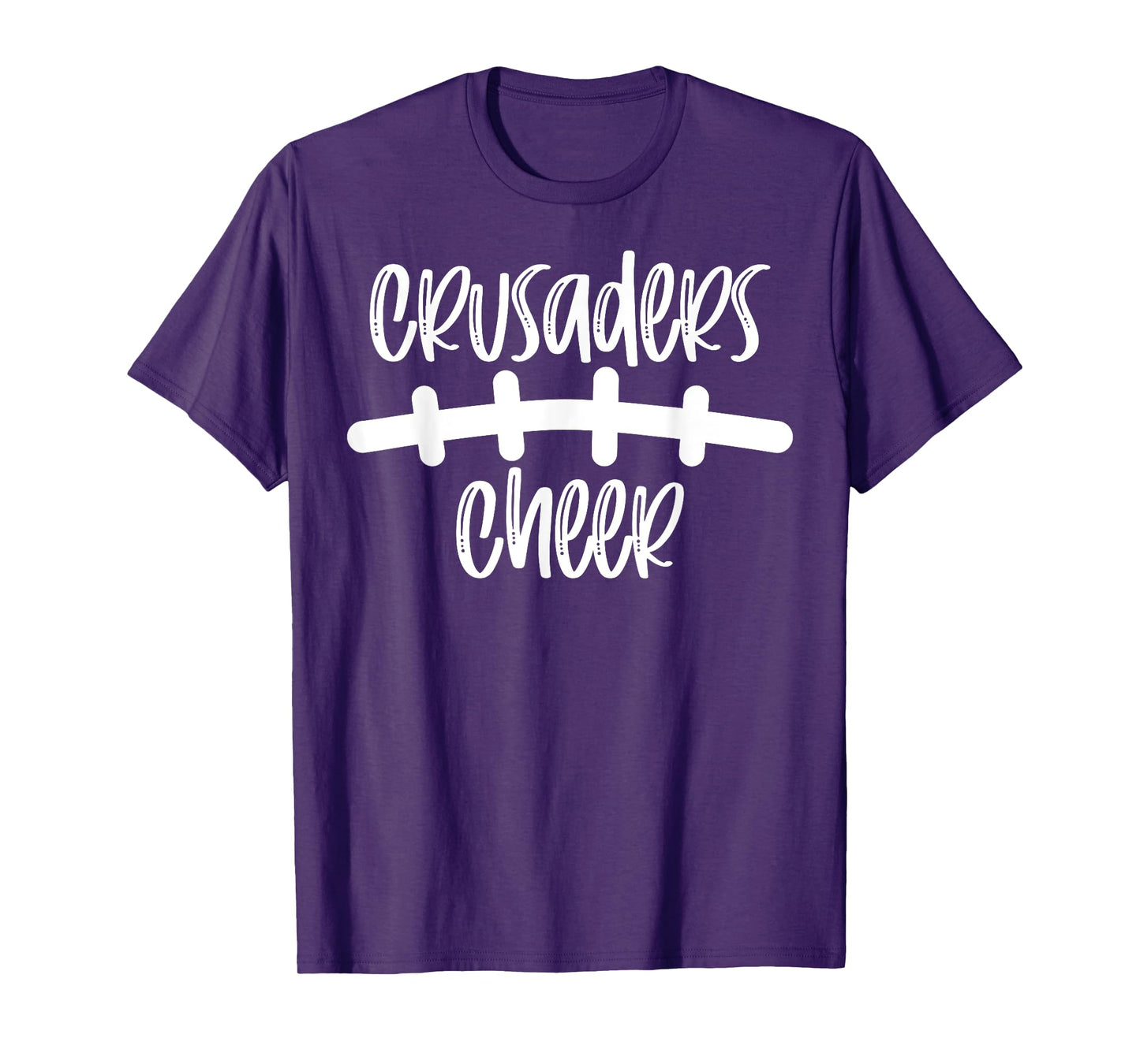 Crusader Cheer School Spirit Football Team Mascot Game Night T-Shirt