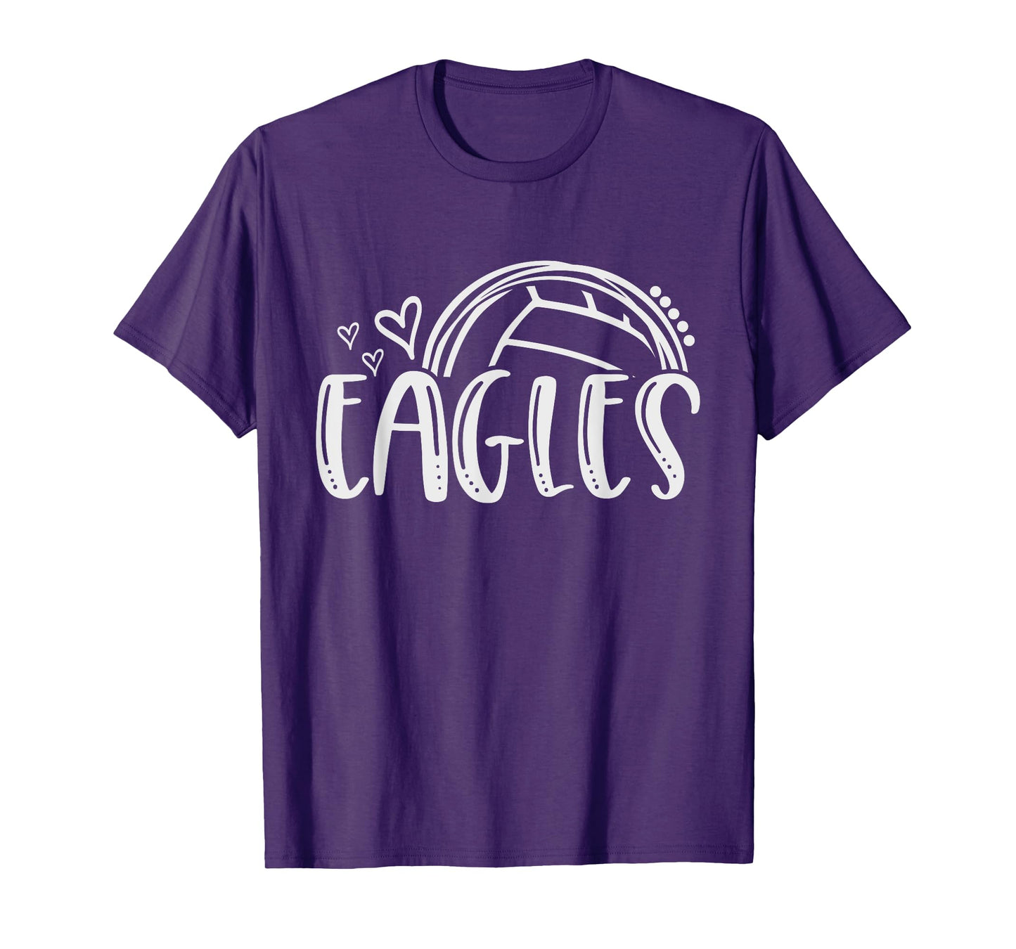 Volleyball Eagle School Sports Fan Team Spirit T-Shirt