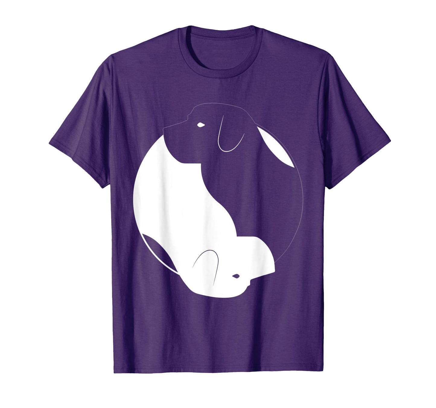 Yin Yang Labrador Funny Retriever Symbol Zen Meditation T-Shirt
