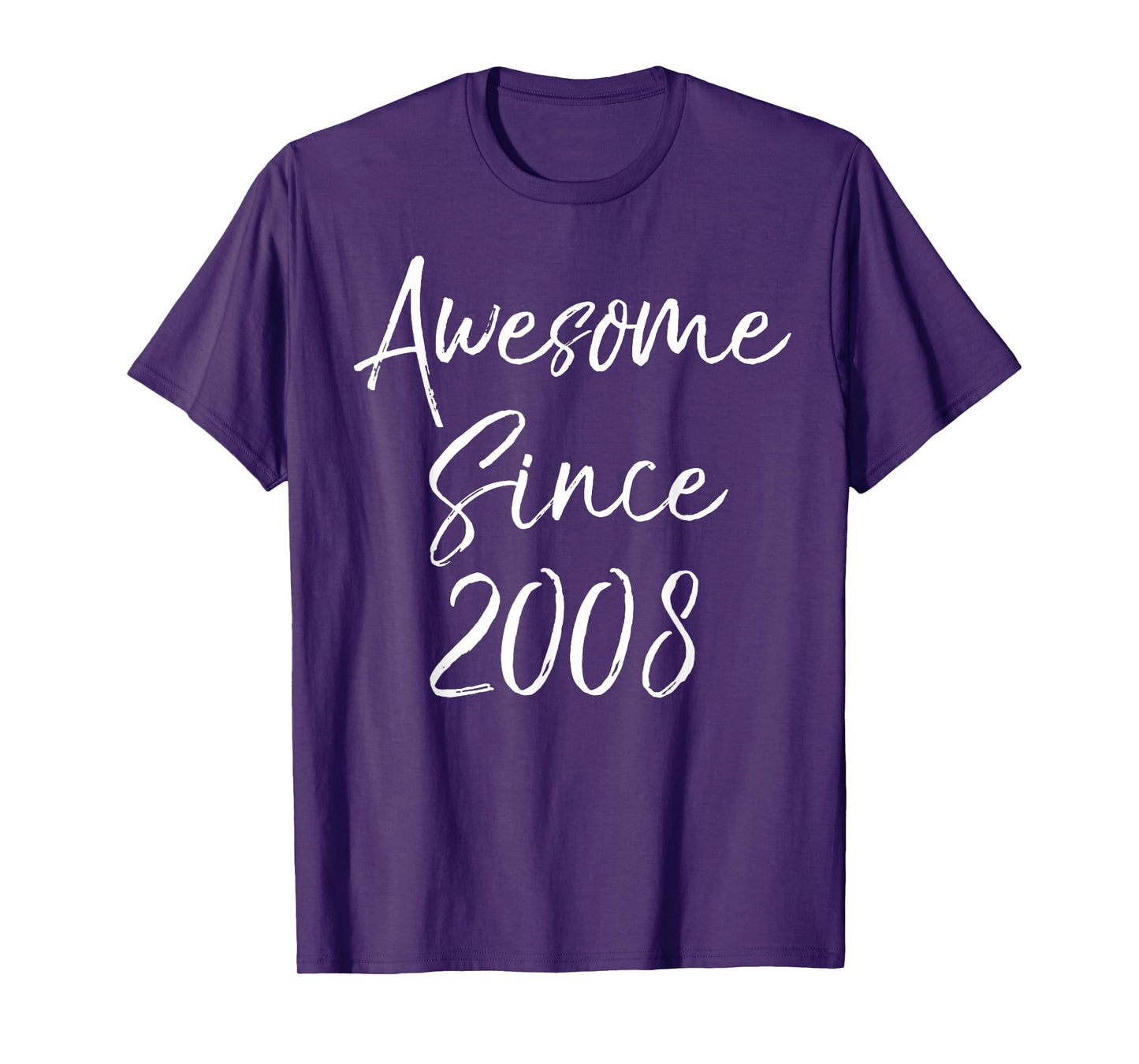 Awesome Since 2008 Shirt for Youth 10th Birthday Gift Girls T-Shirt