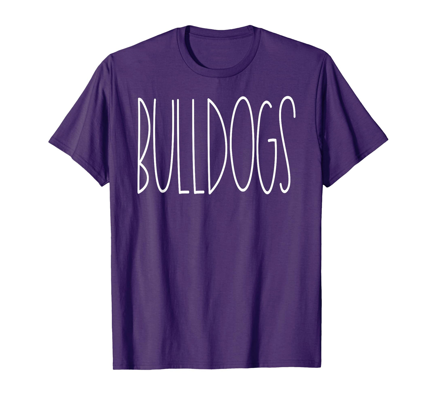 Bulldogs School Spirit Team Mascot Teacher Gift Men Women T-Shirt