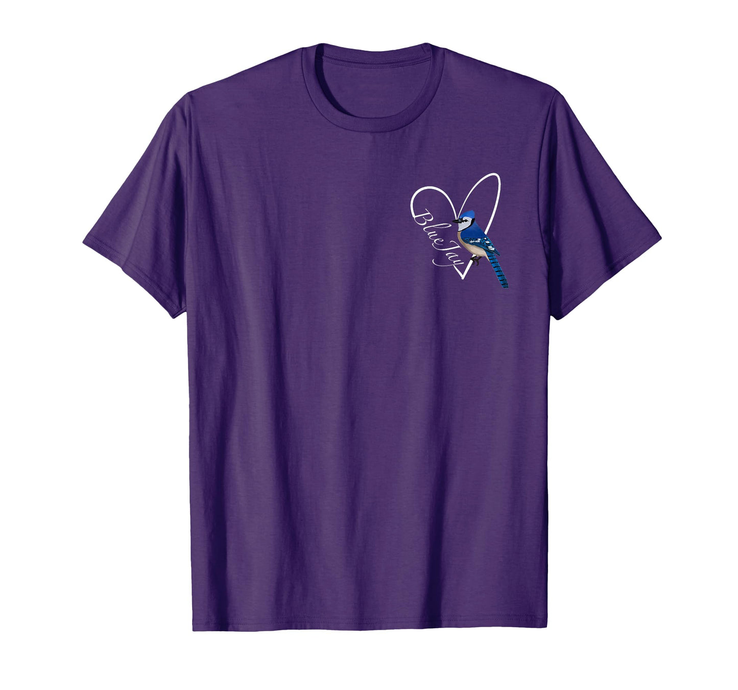 Blue Jay Bird Birdlover Birdwatcher Animal Biologist T-Shirt