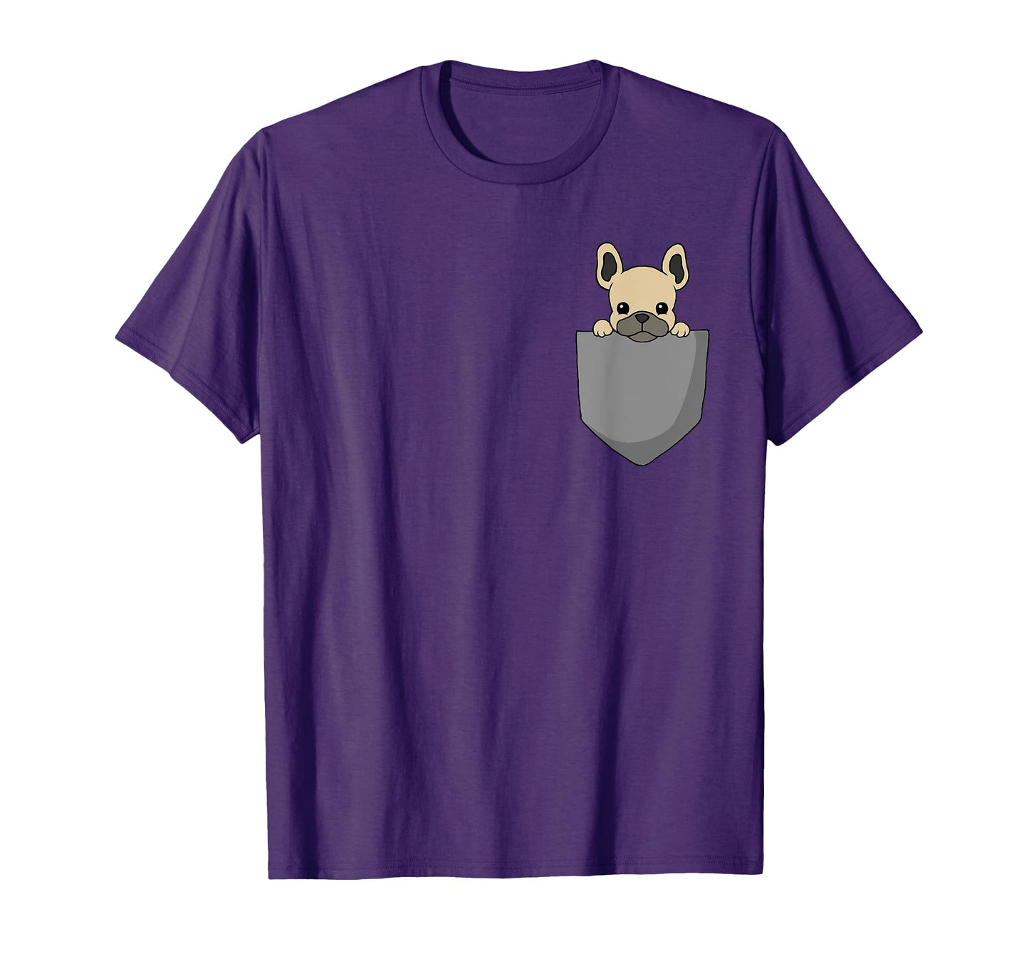 French Bulldog Pocket Funny French Bulldog T-Shirt