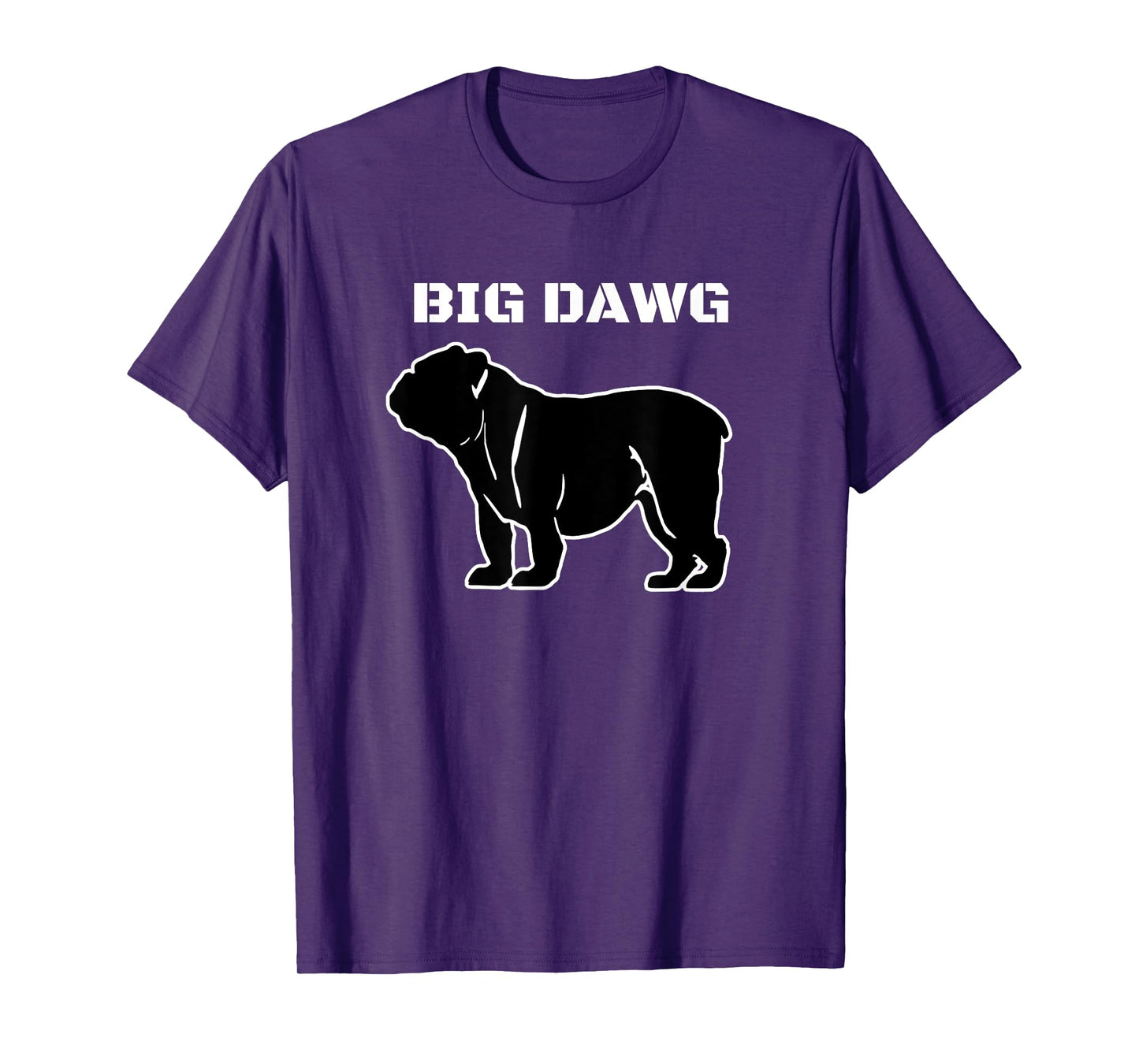 BIG DAWG T Shirt, featuring and English Bulldog T-Shirt for Men