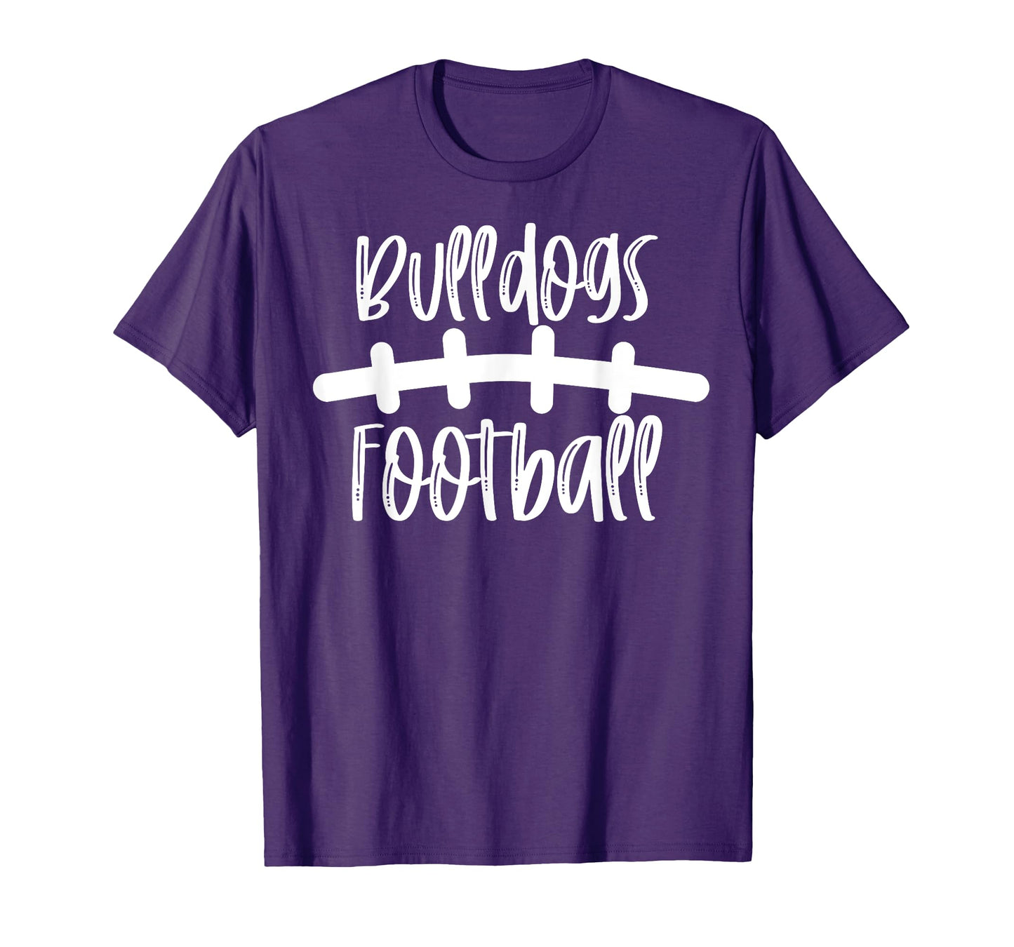 Bulldogs Football School Spirit Team Mascot Game Night T-Shirt