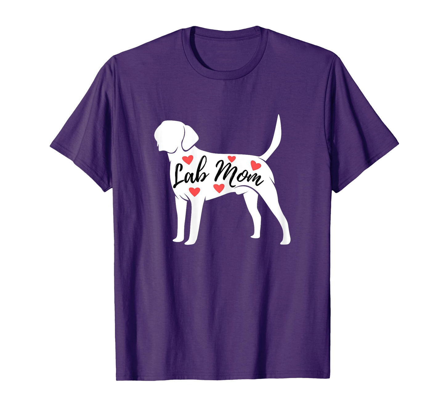 Lab Mom - Labrador Retriever Lover Dog Owner Pet T-Shirt for Women Girls Kids