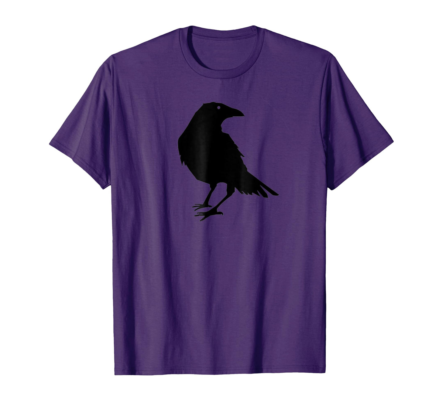Beautiful Black Crow Raven Bird Silhouette T-Shirt