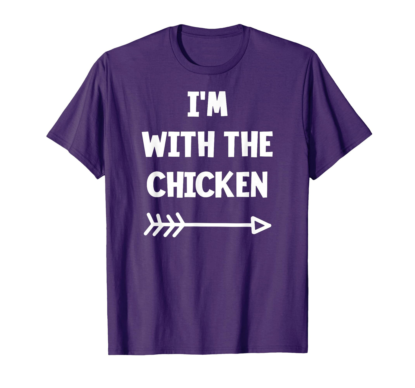 I'm with the Chicken Funny Lazy Halloween Costume T-Shirt