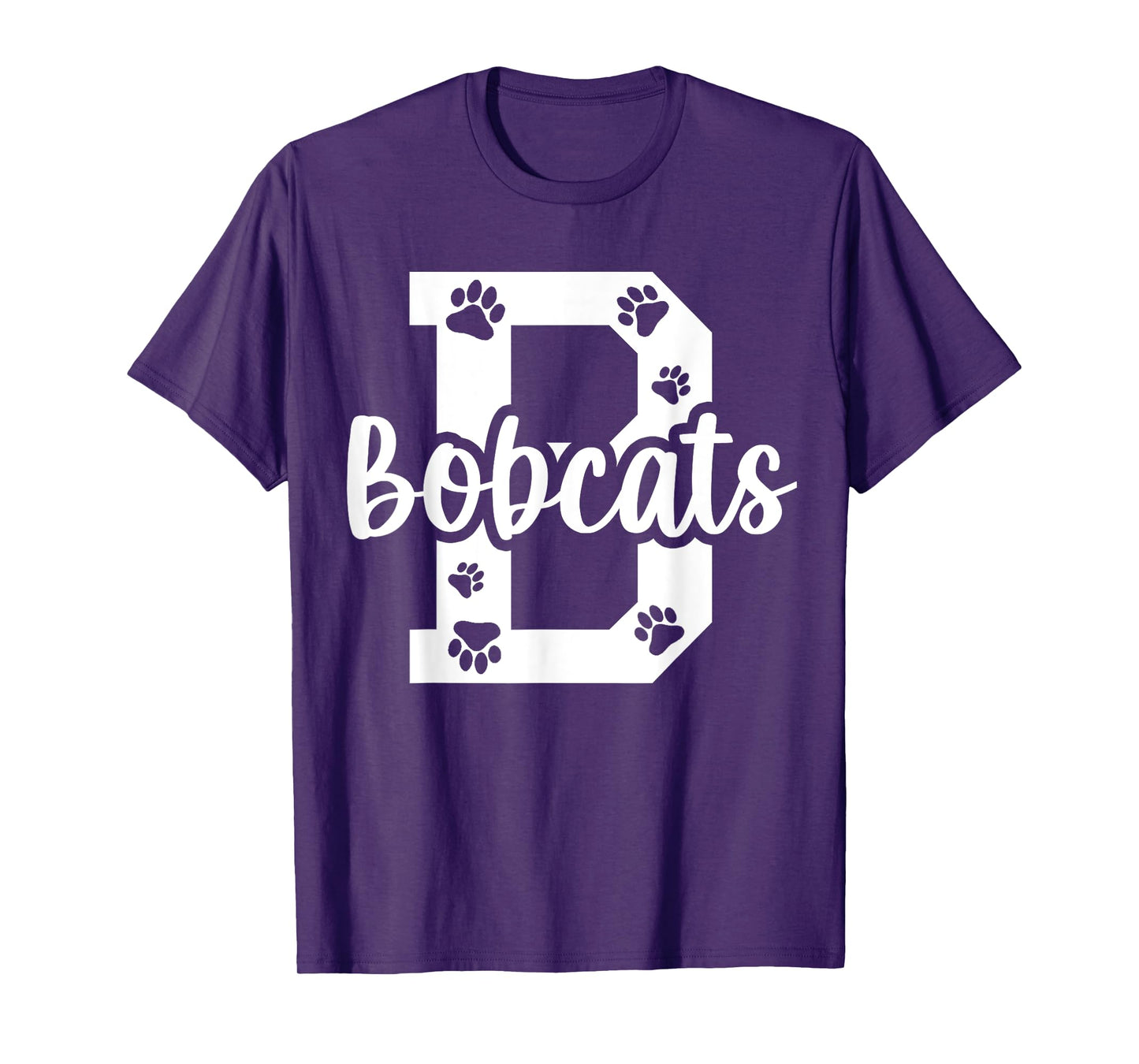School Spirit Mascot Bobcats Back to School Teacher Student Men Women T-Shirt