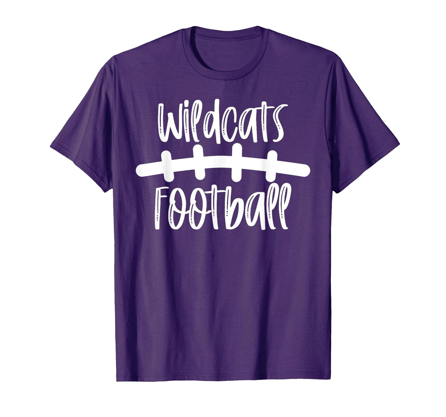 Wildcats Football School Spirit Team Mascot Game Night T-Shirt