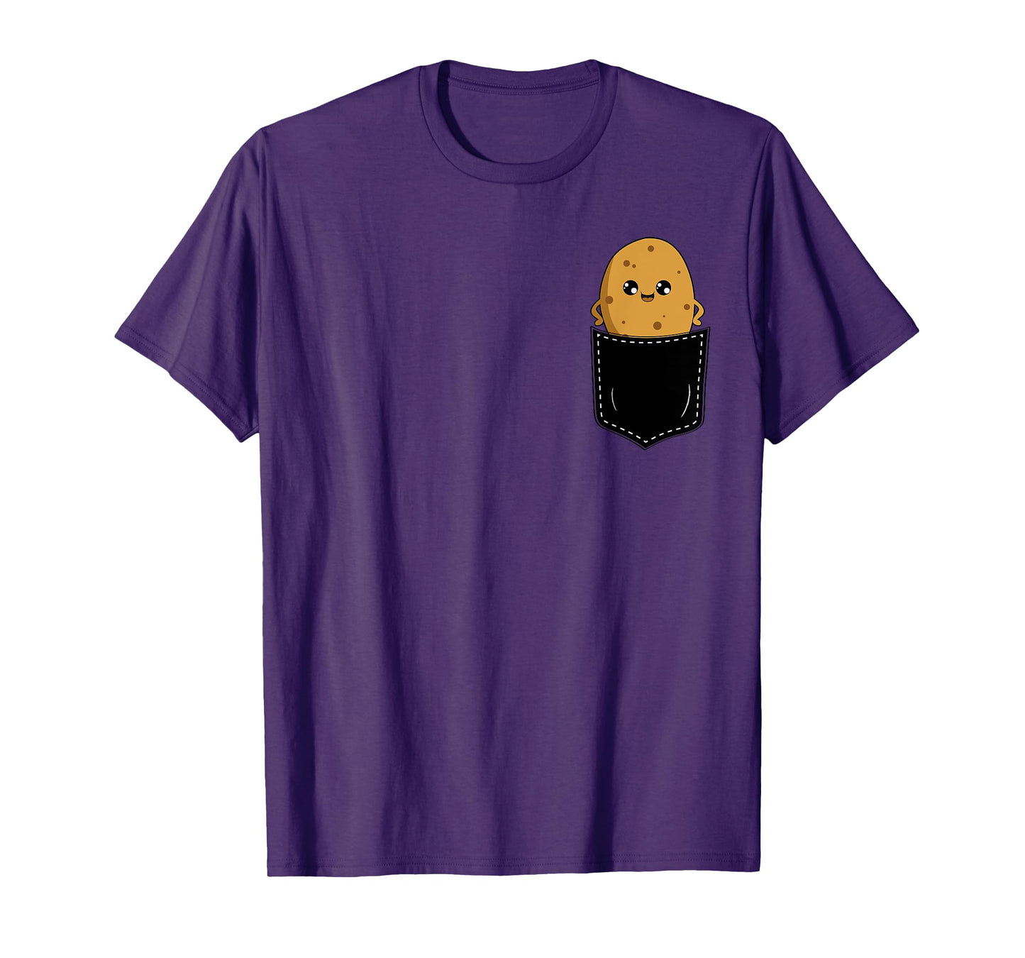 Potato In The Pocket Funny Potato Lover Cute Pocket Potato T-Shirt