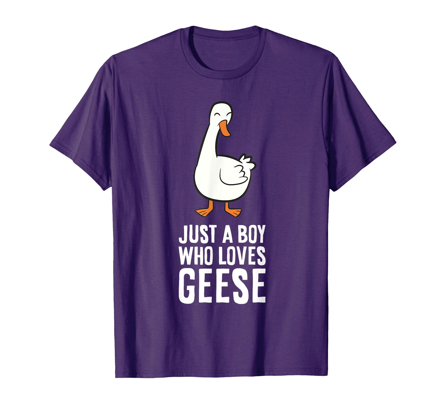 Just a Boy Who Loves Geese T-Shirt