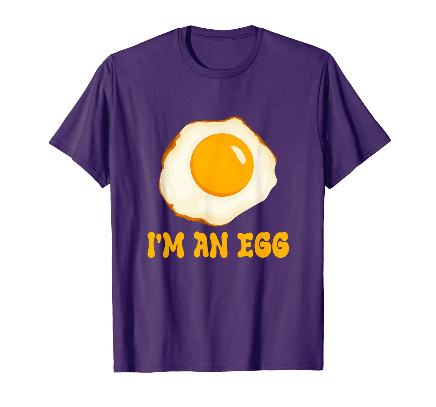 I'm An Egg Costume Funny Halloween Present Fried Egg Costume T-Shirt