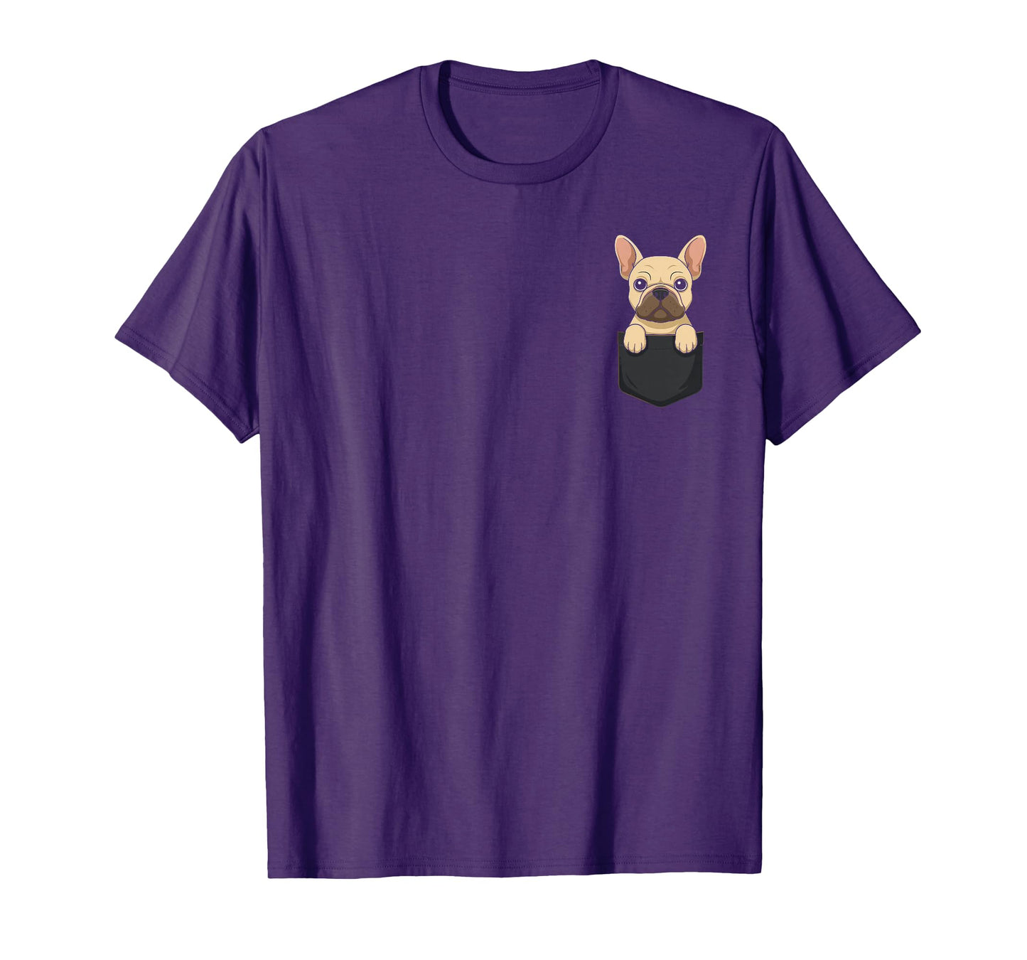 Cute Pocket French Bulldog Funny Dog Lover T-Shirt