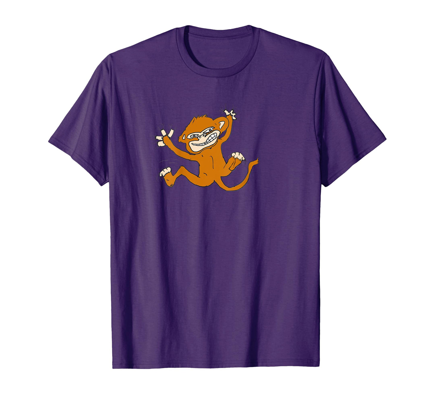 Monkey On My Back Orange T-Shirt Get The Monkey Off My Back