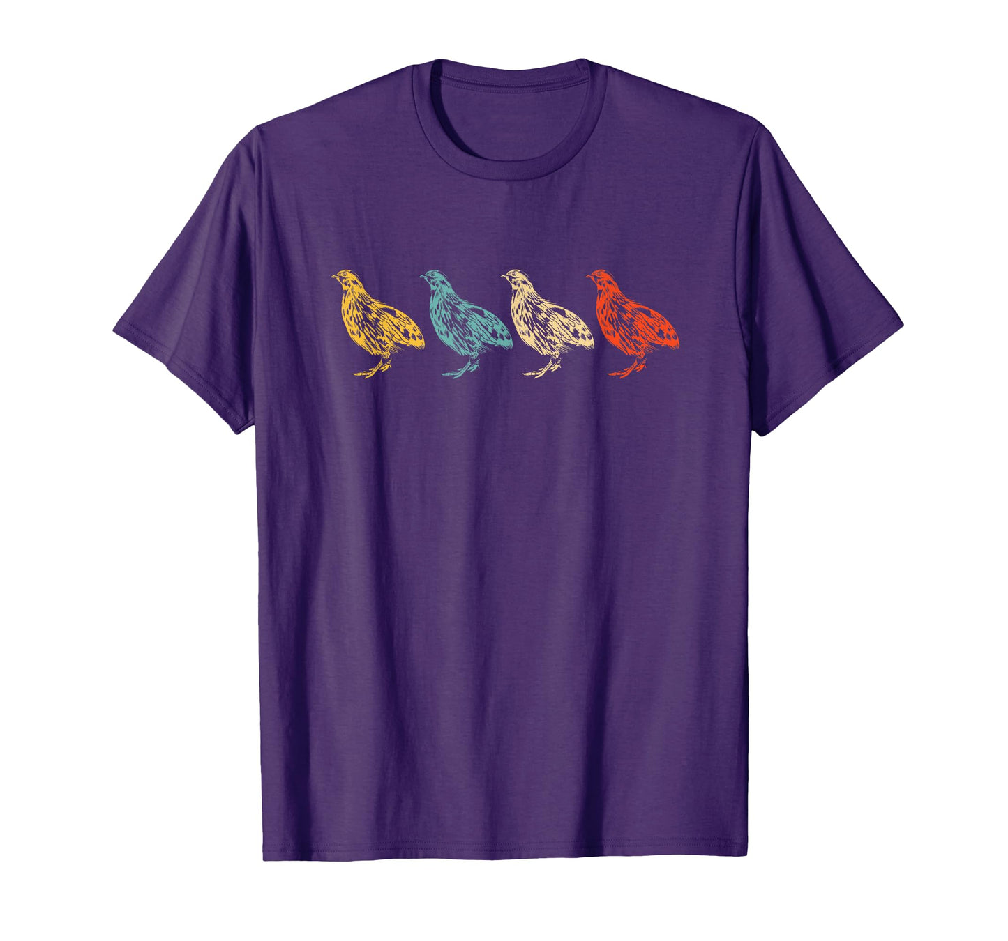 Vintage Quail Bird 60s 70s Quail T-Shirt