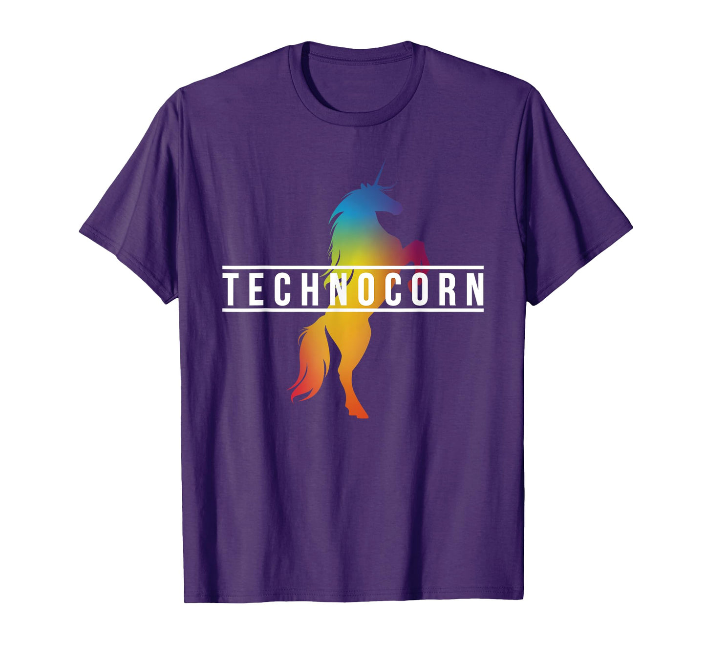 Dj I Technocorn I Techno Raver Music Festival Unicorn T-Shirt