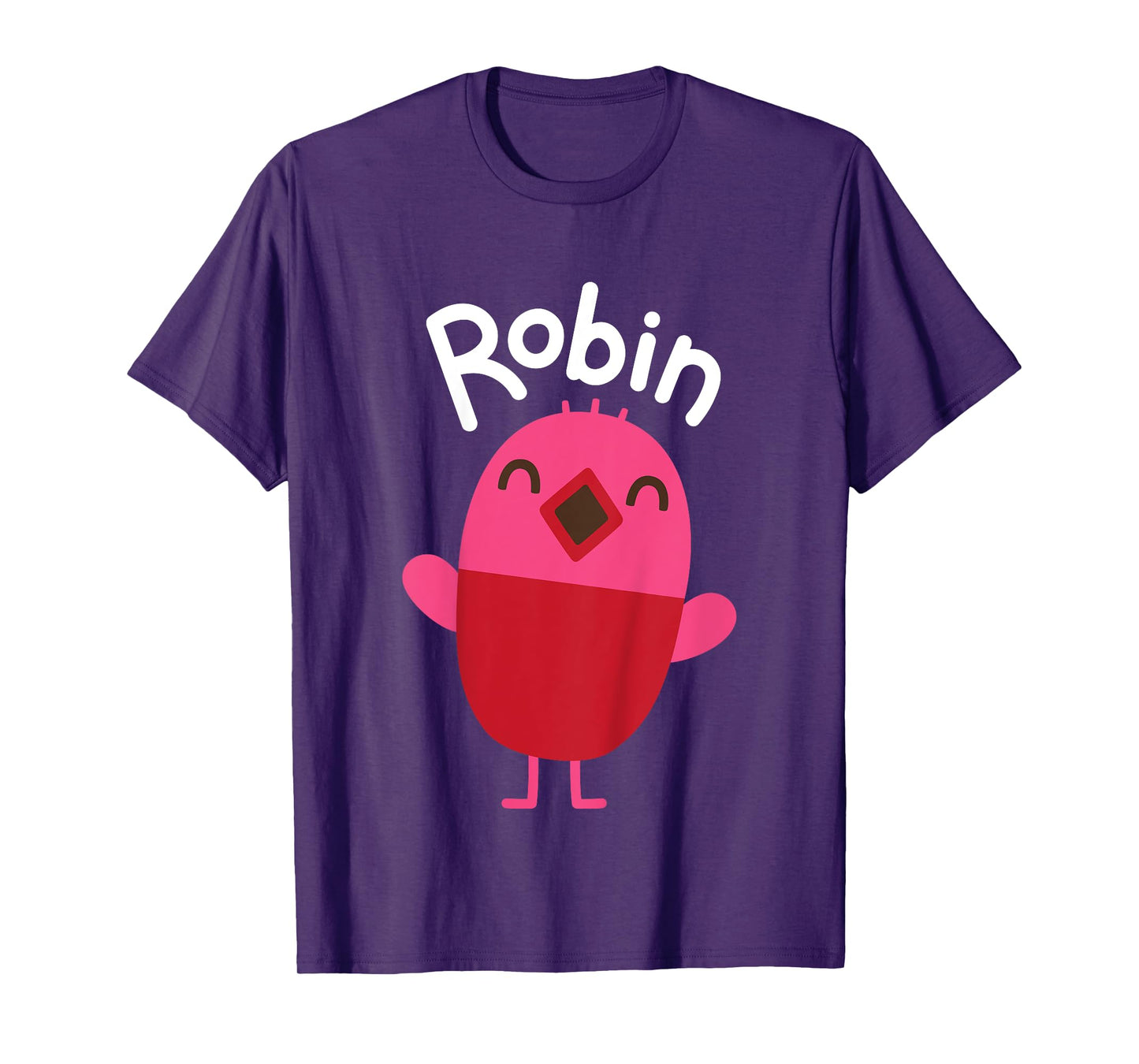 Sago Mini Robin Unisex-Kids Blue Cartoon Bird Character T-Shirt, Kids 2, Mandarin Collar, Short Sleeve, Modern Classic Fit, Polycotton, Machine Wash
